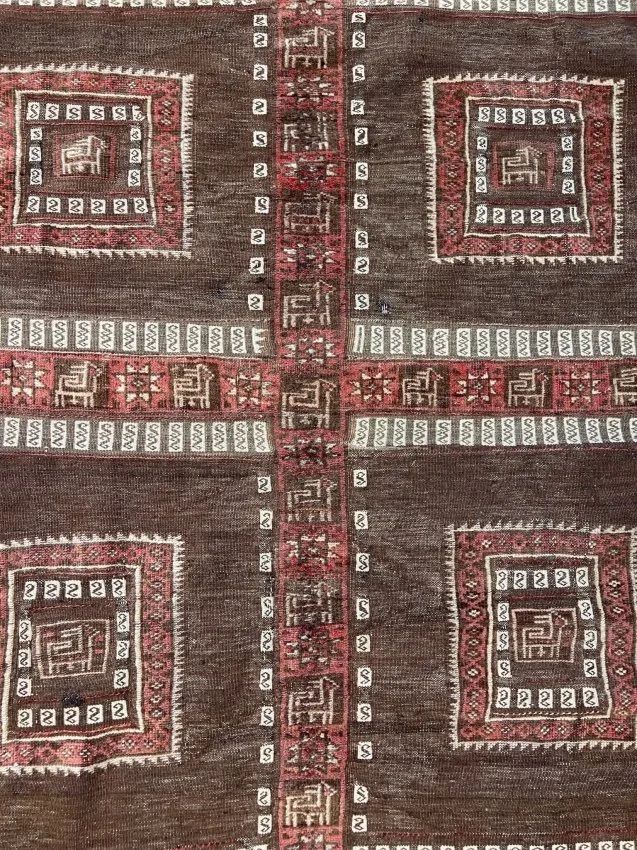 Antique Baluch Sofrah Kilim