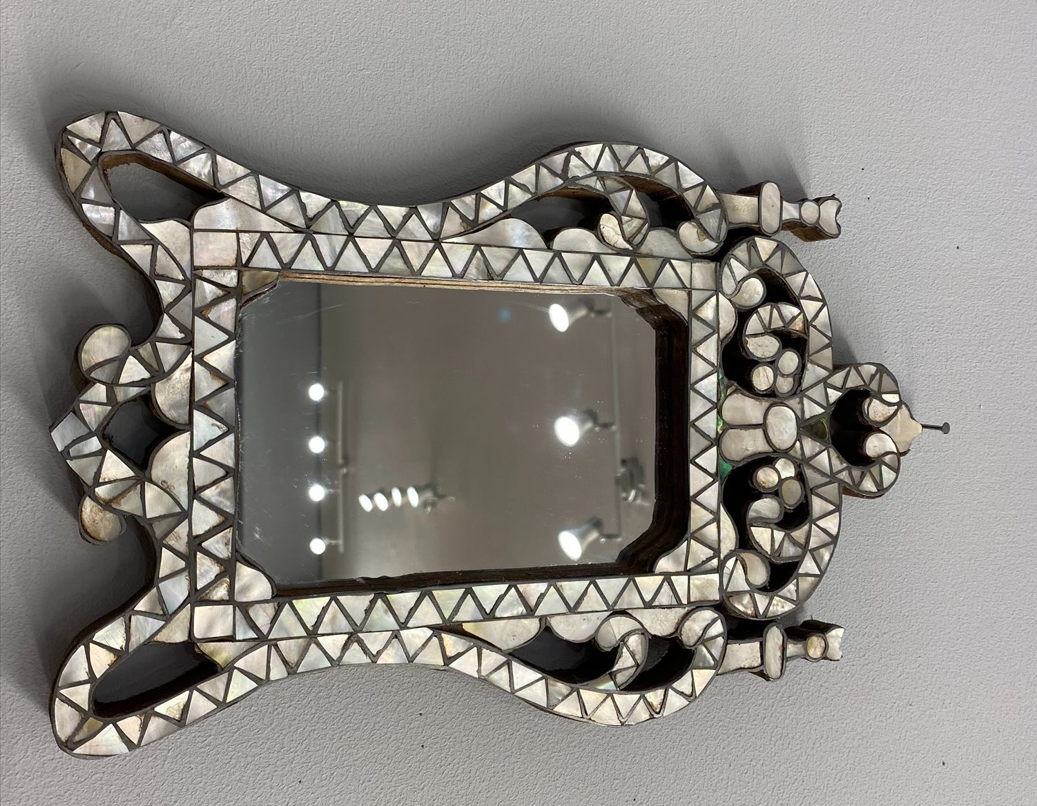 Syrian mother of pearl mirror