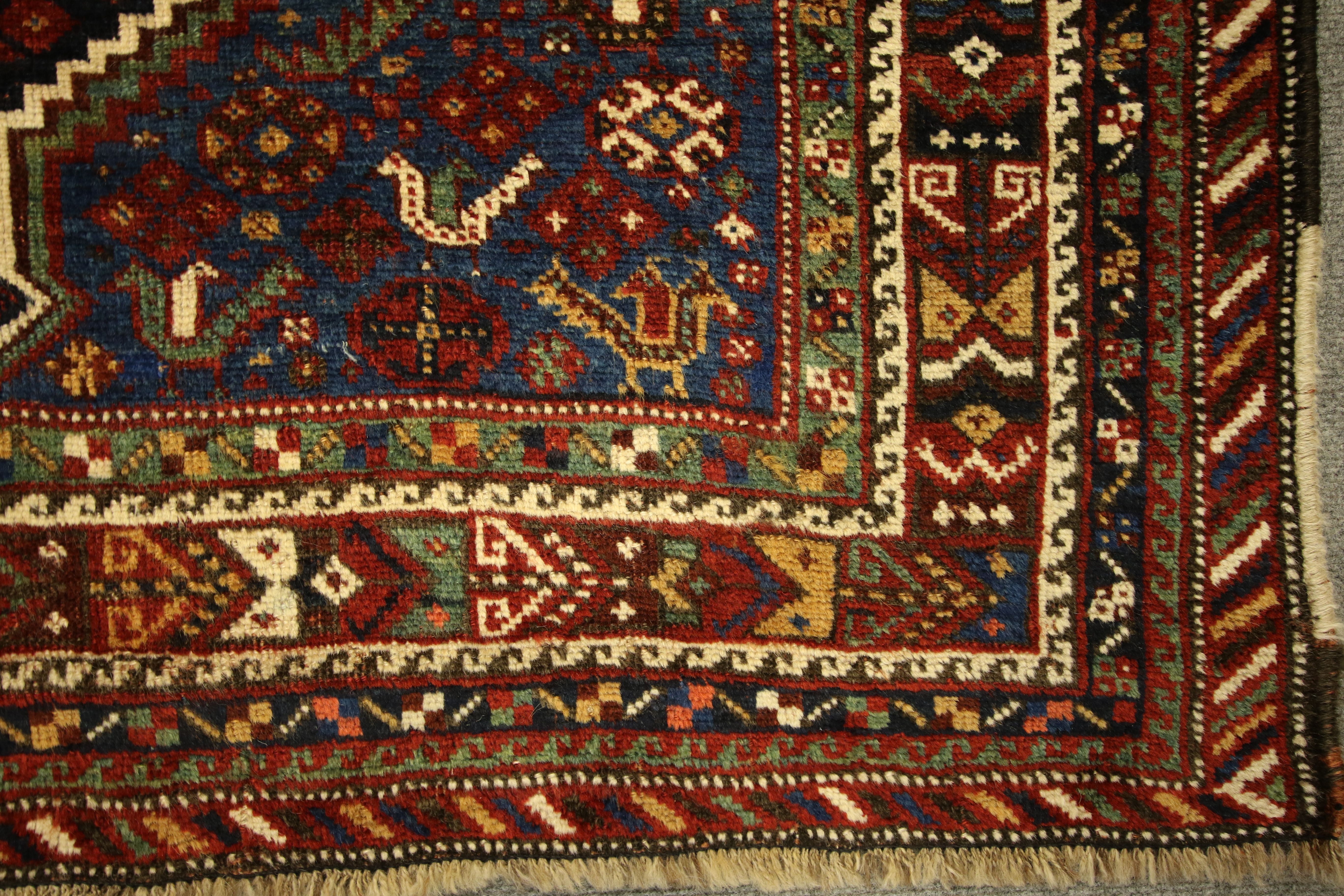 Antique Khamseh rug