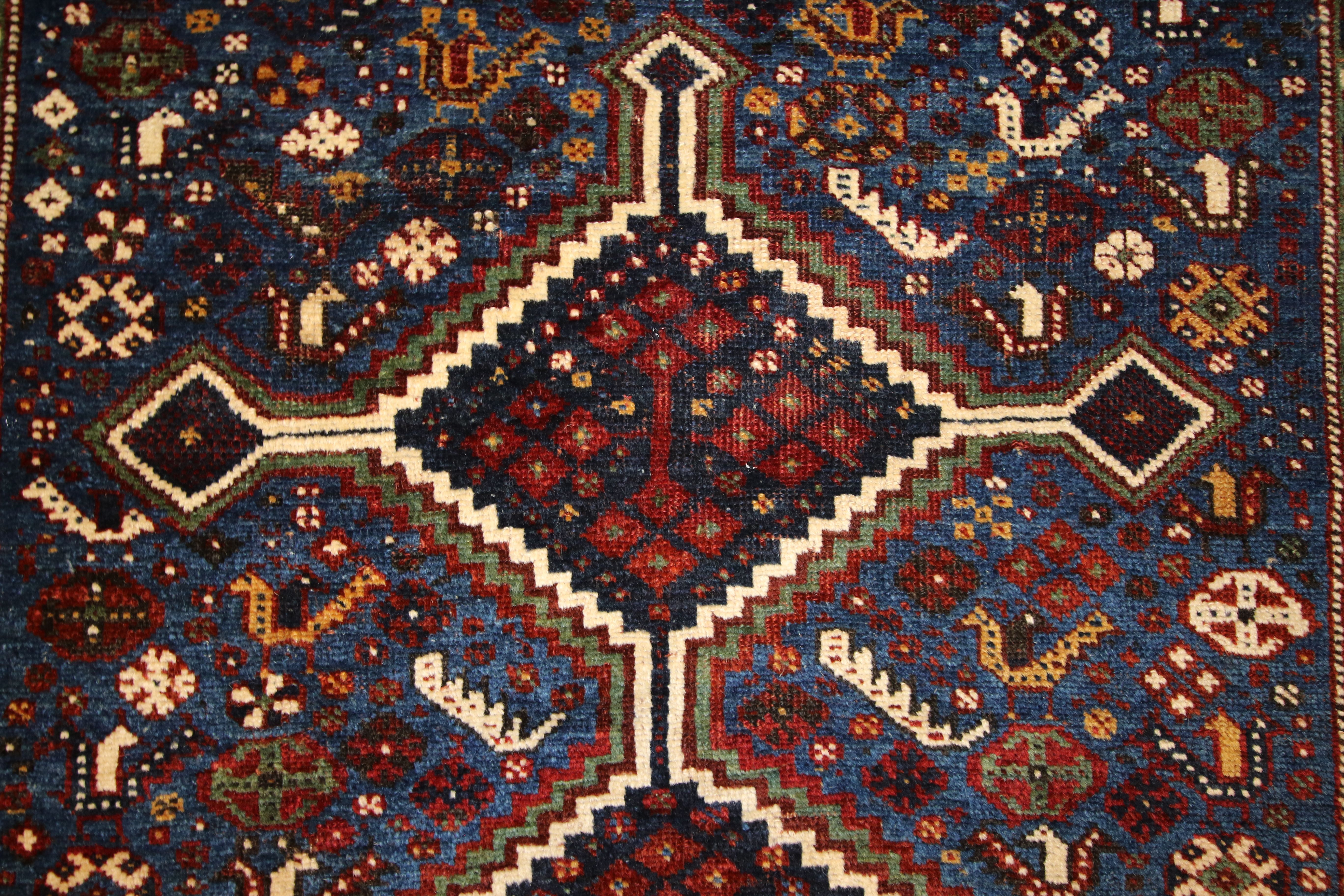 Antique Khamseh rug
