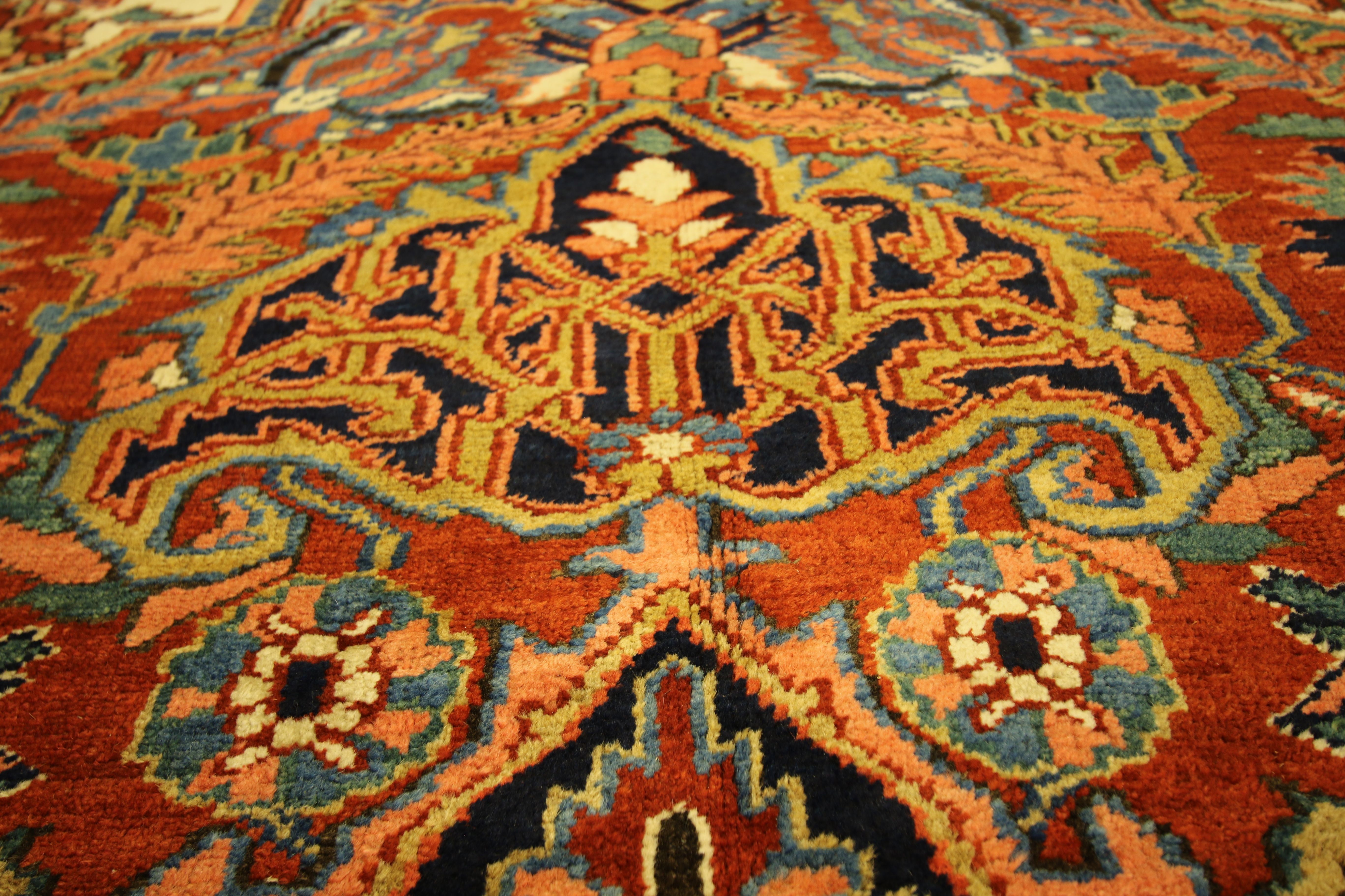 Antique Heriz carpet