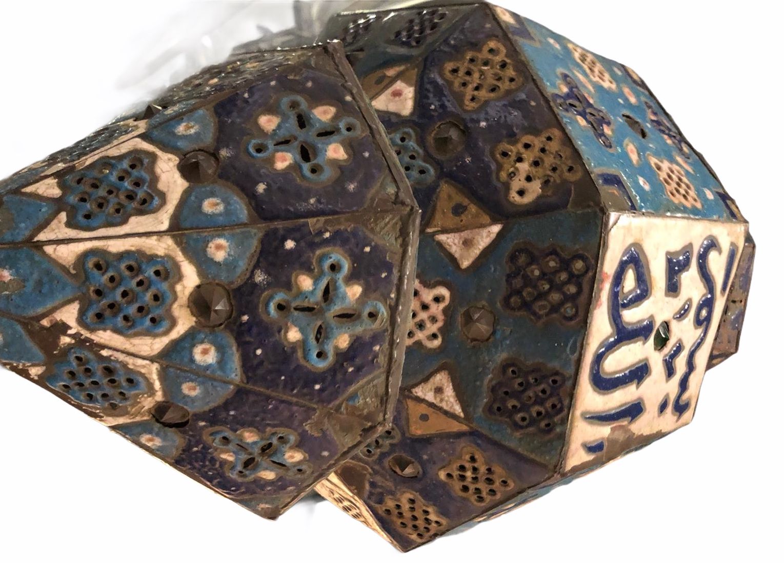 Damascene Enamel/Copper Lamp