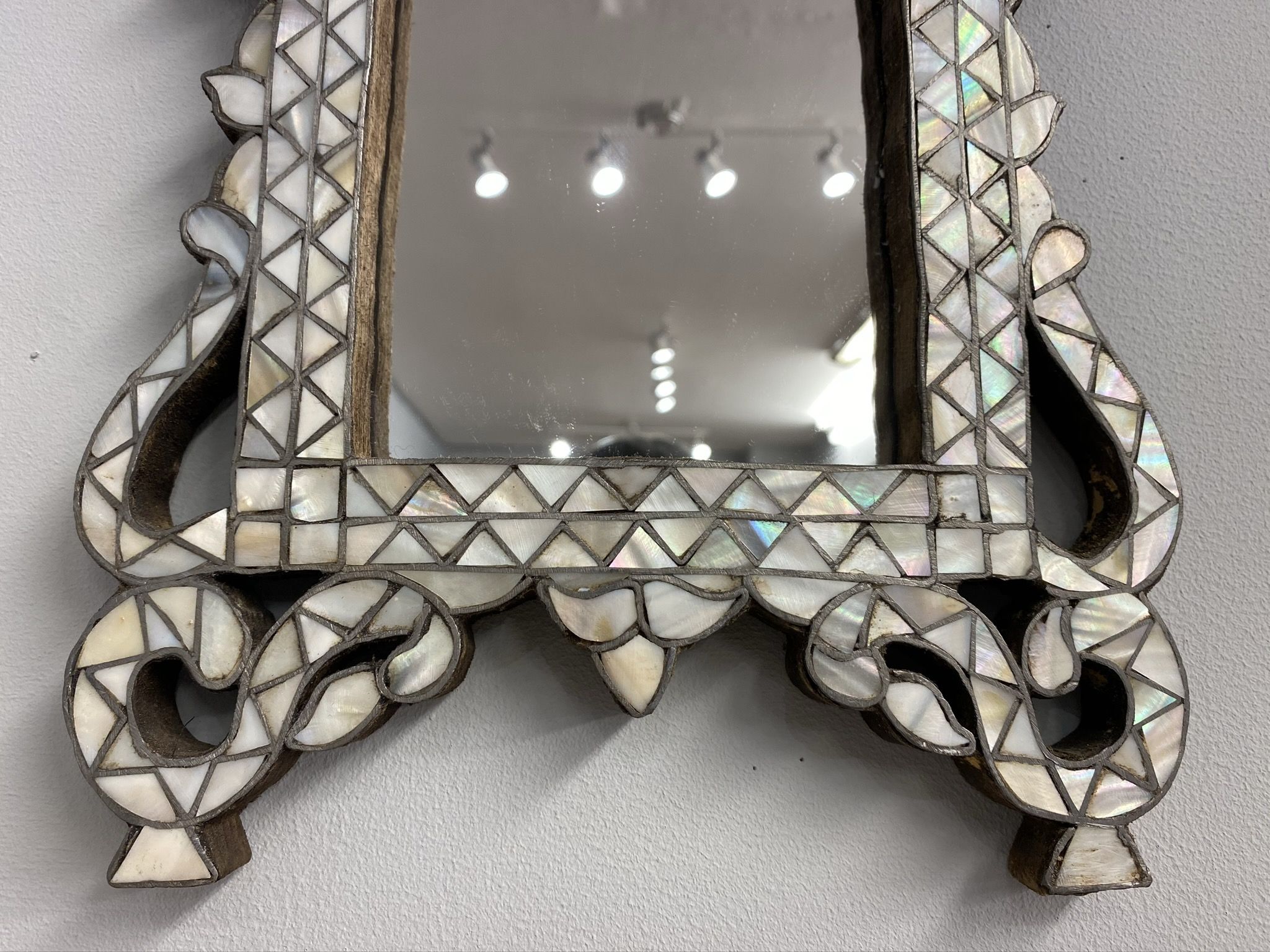 Syrian mother of pearl mirror