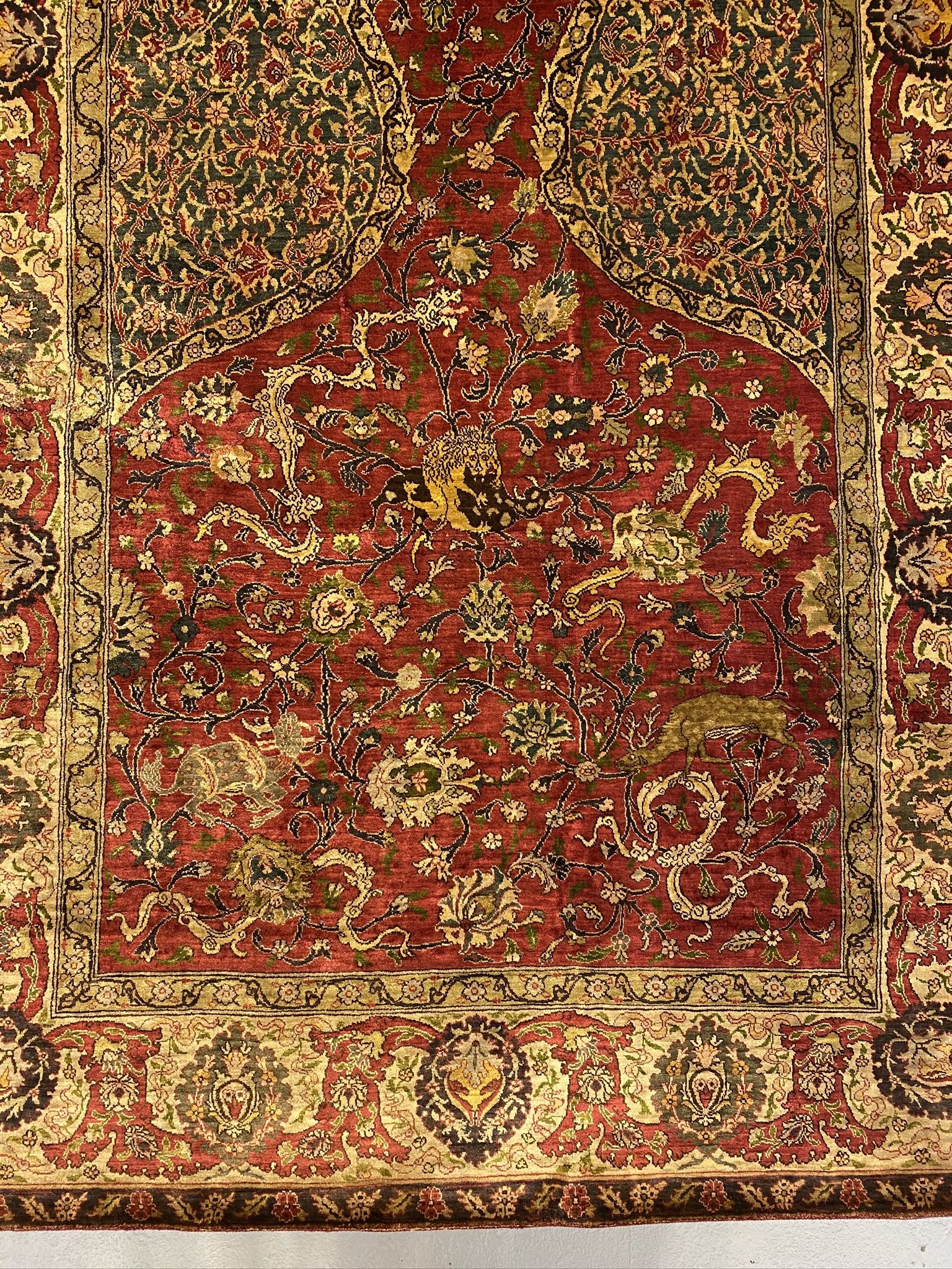 Toussounian Koum Kapi silk rug