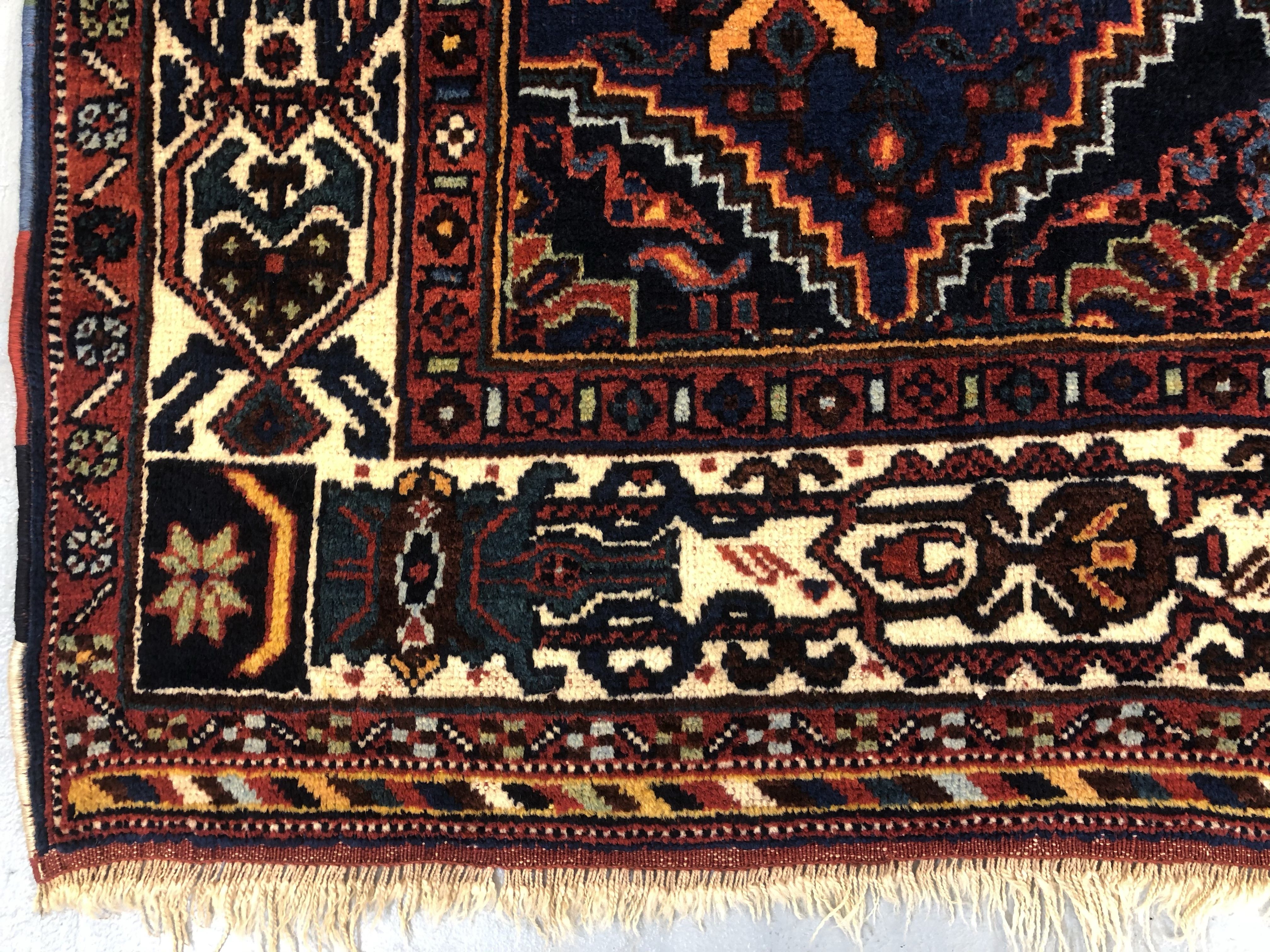 Antique Afshar rug