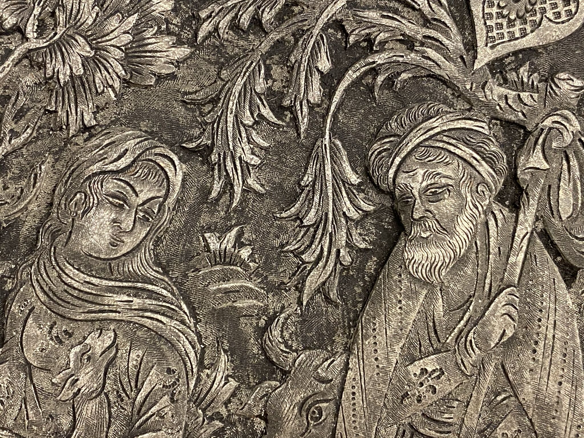 Hand chased Copper Tray