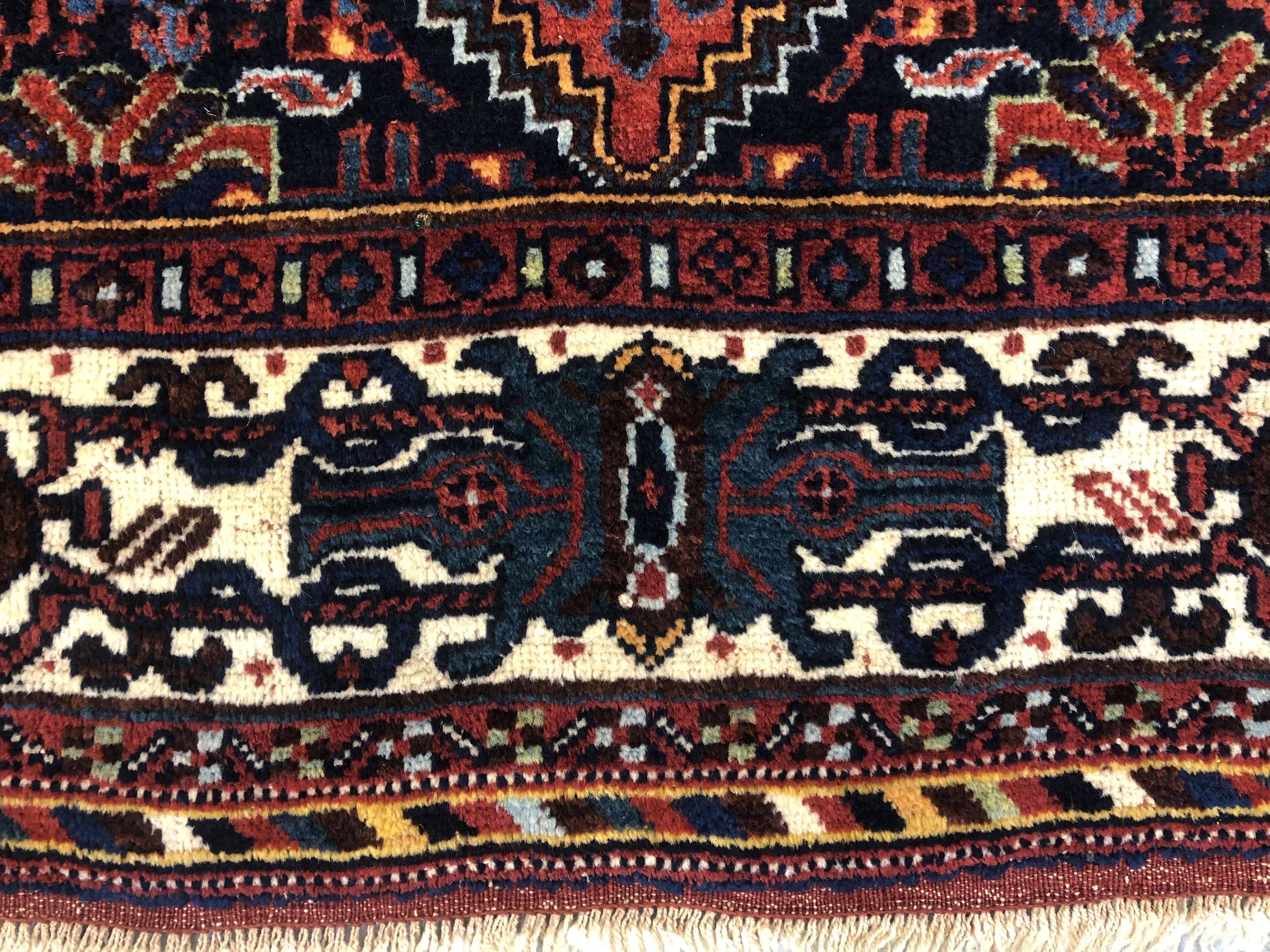 Antique Afshar rug
