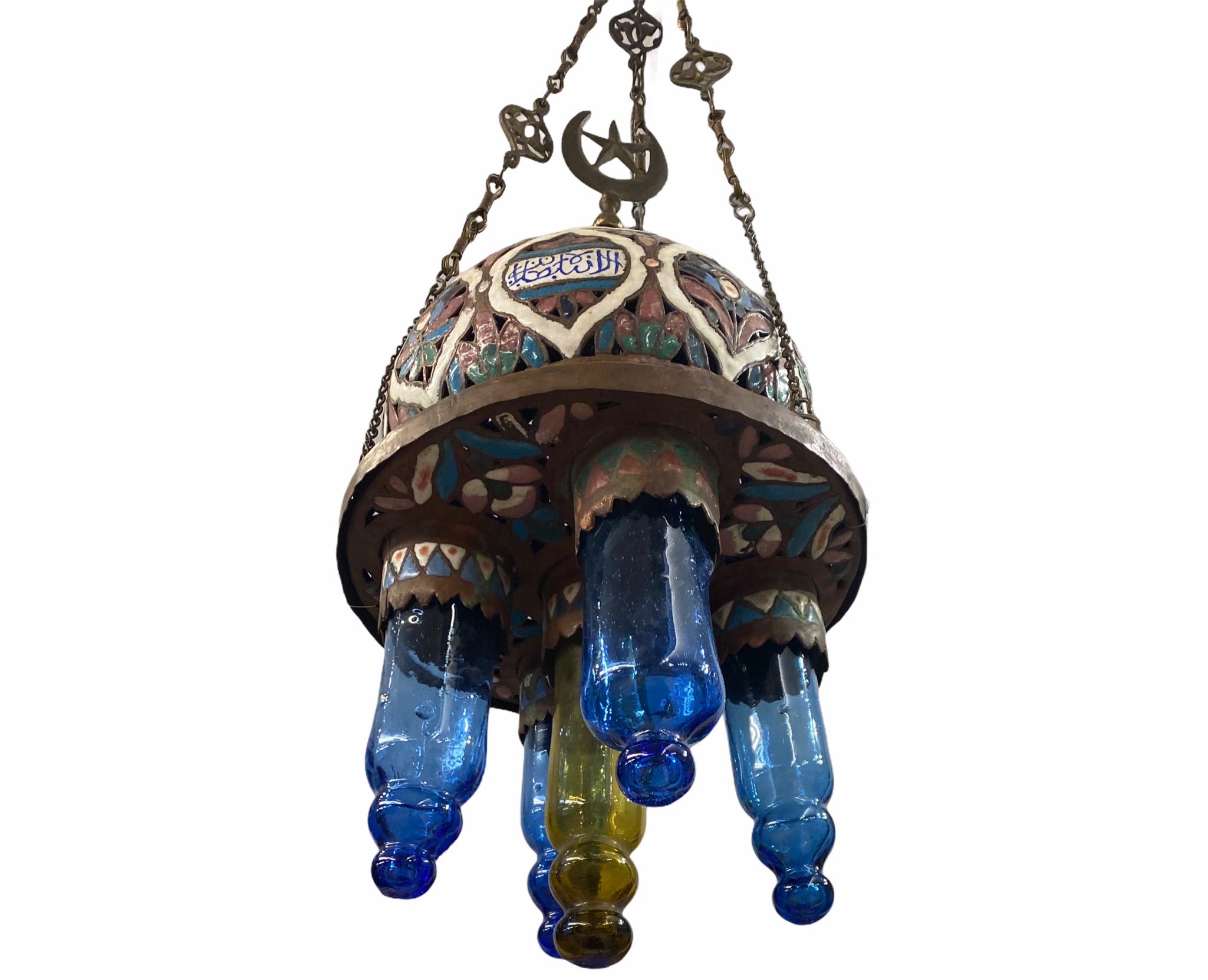 'Saraf' Enamel/Copper Lamp