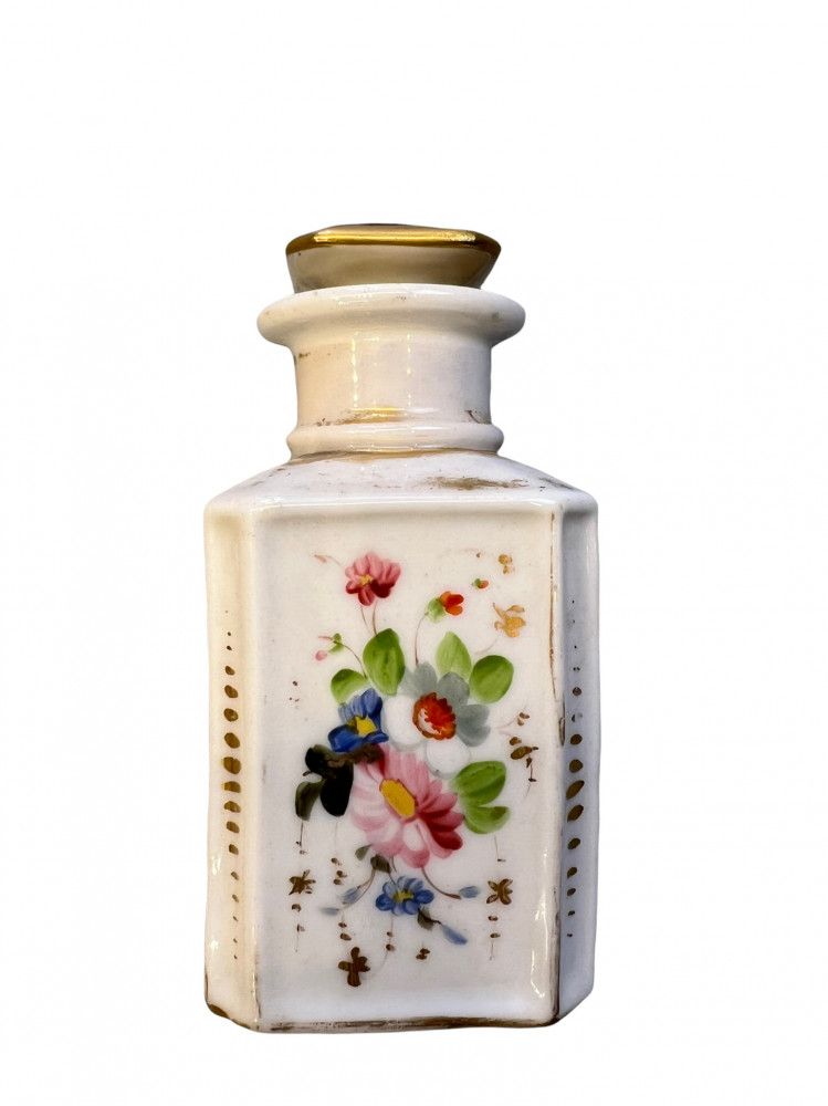 Antique French Paris Porcelain perfume bottles