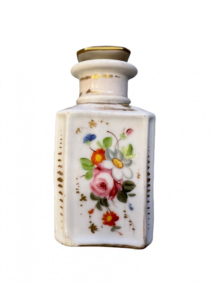 Antique French Paris Porcelain perfume bottles