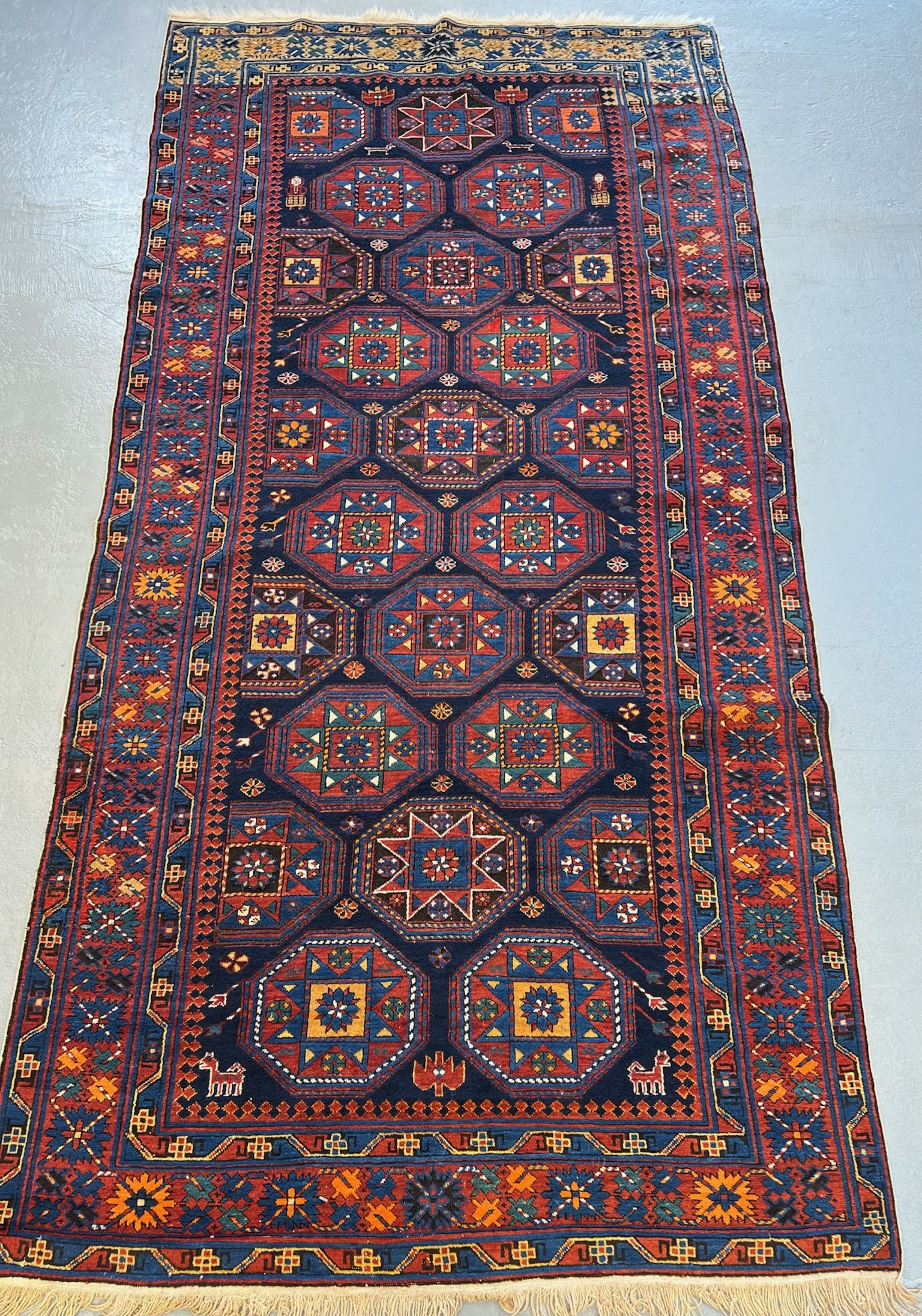 Antique Long Shirvan Rug