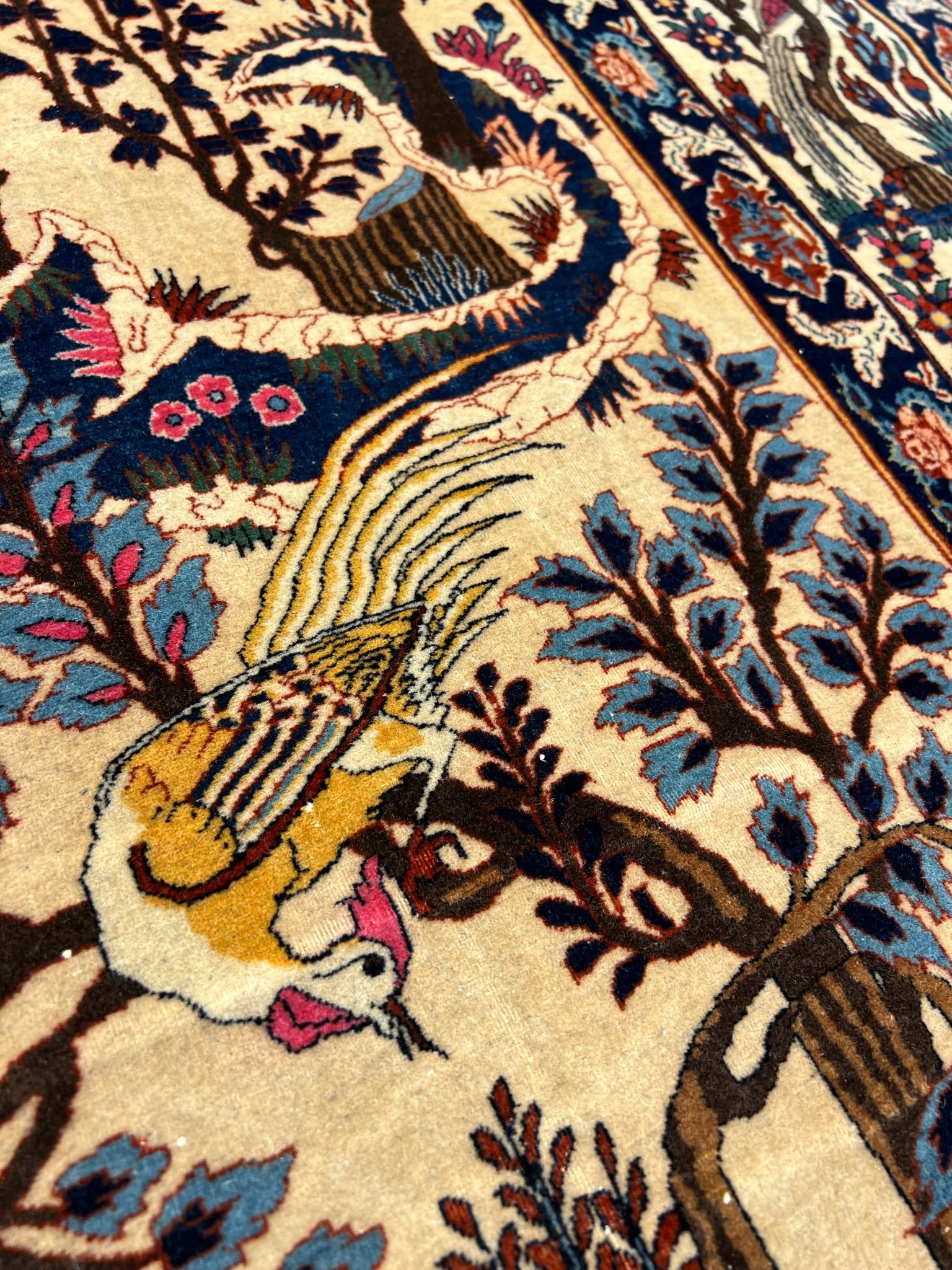 Antique Isfahan Rug