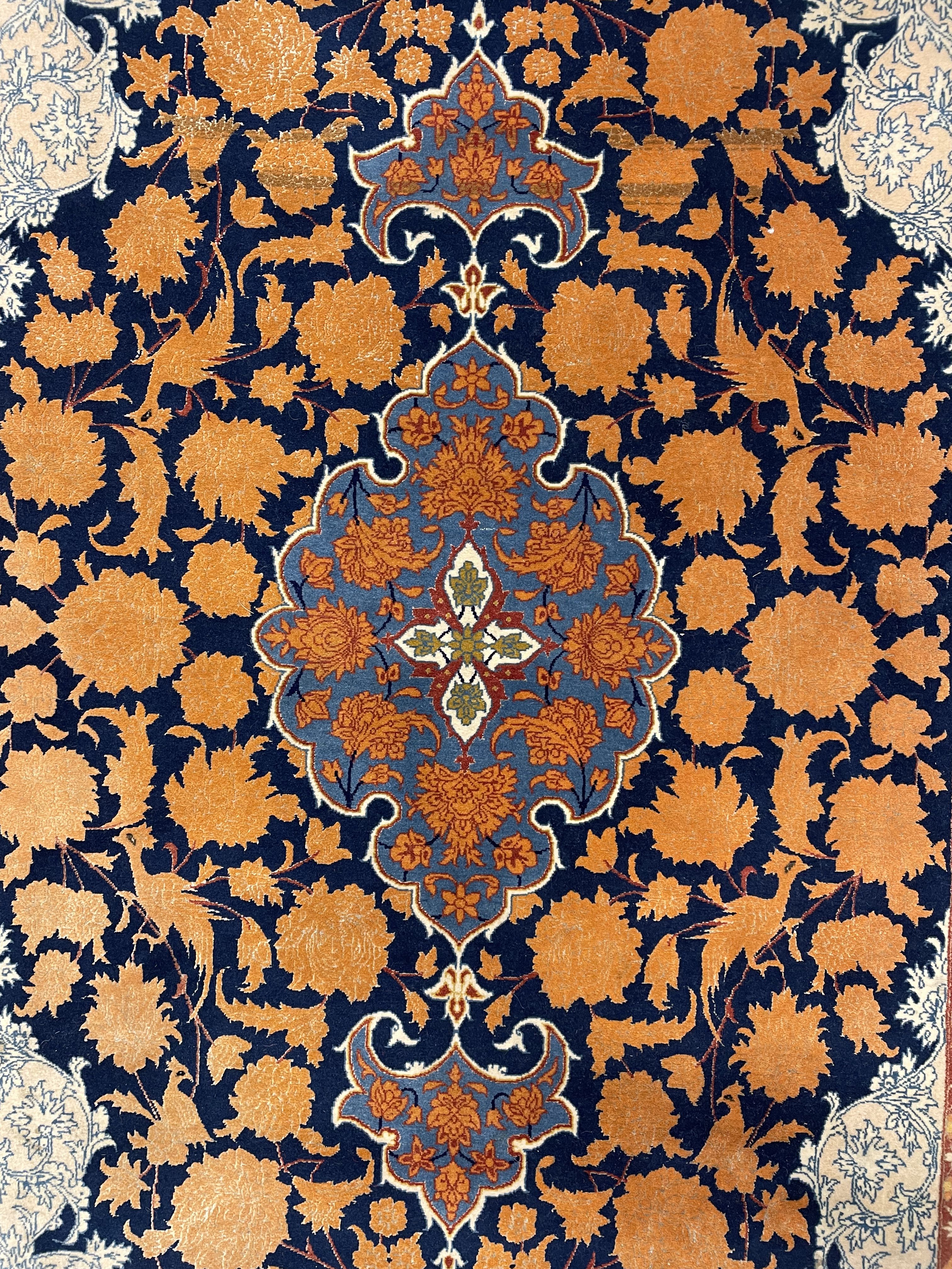 Antique Isfahan Rug