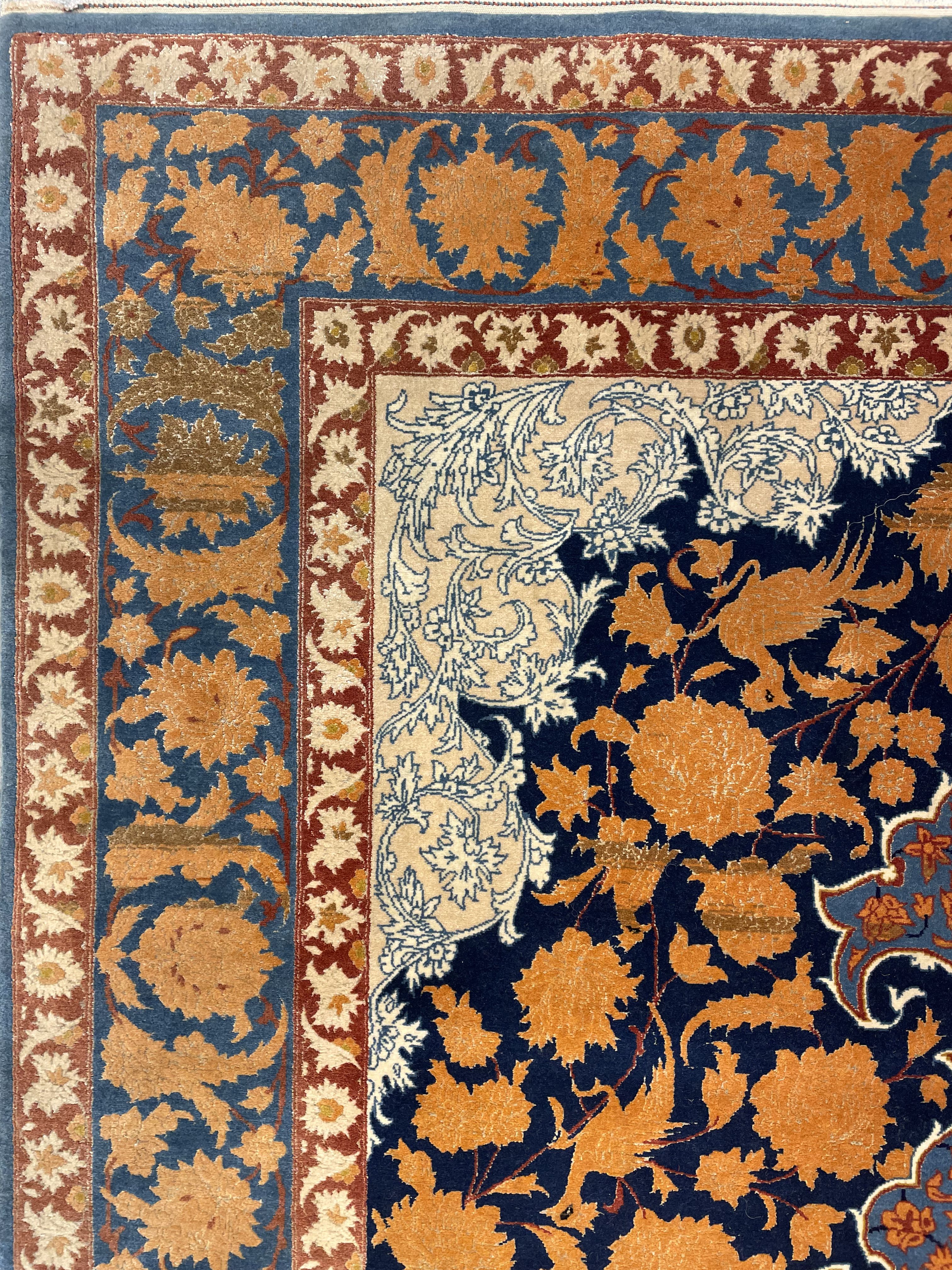 Antique Isfahan Rug