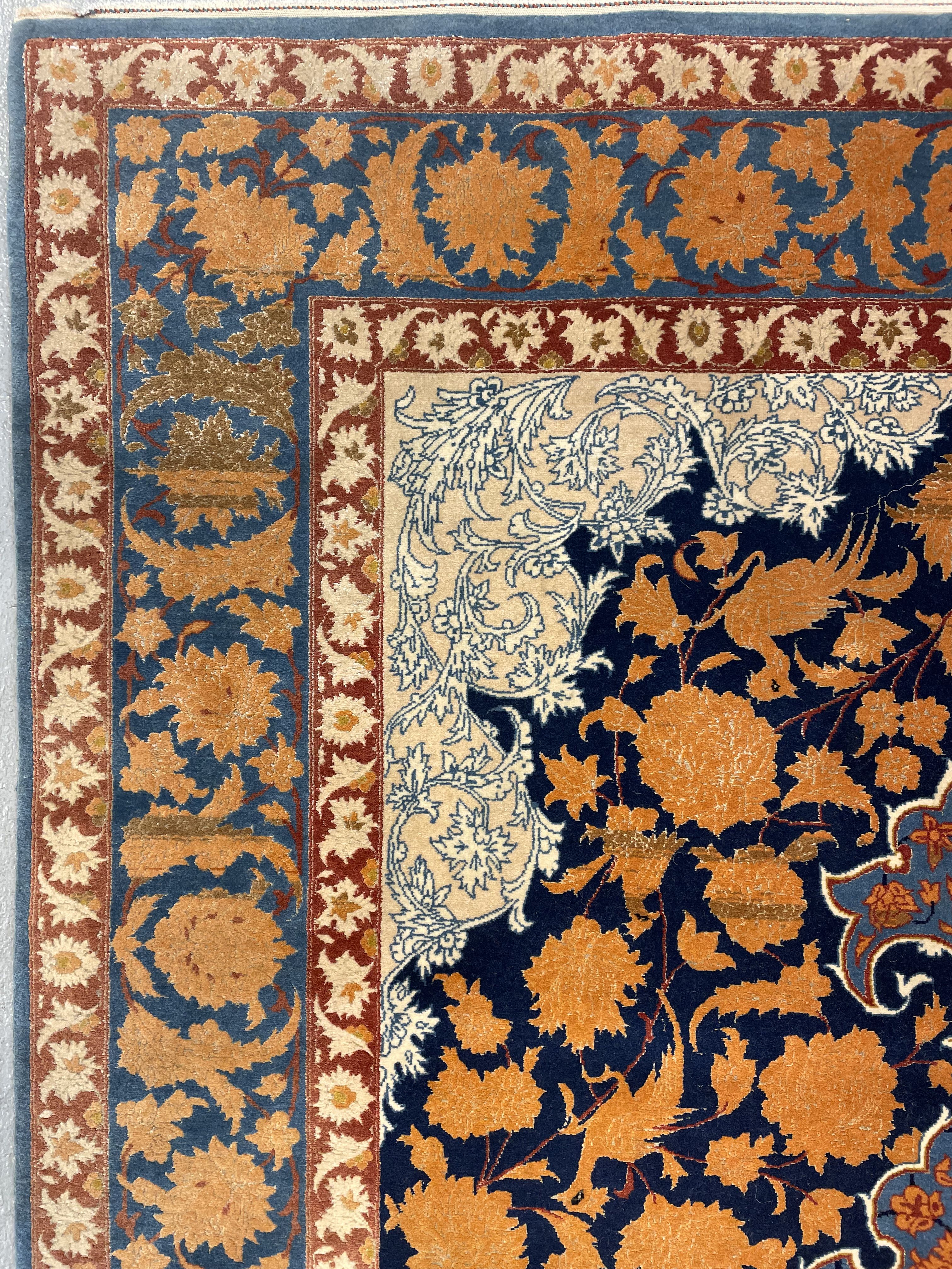 Antique Isfahan Rug