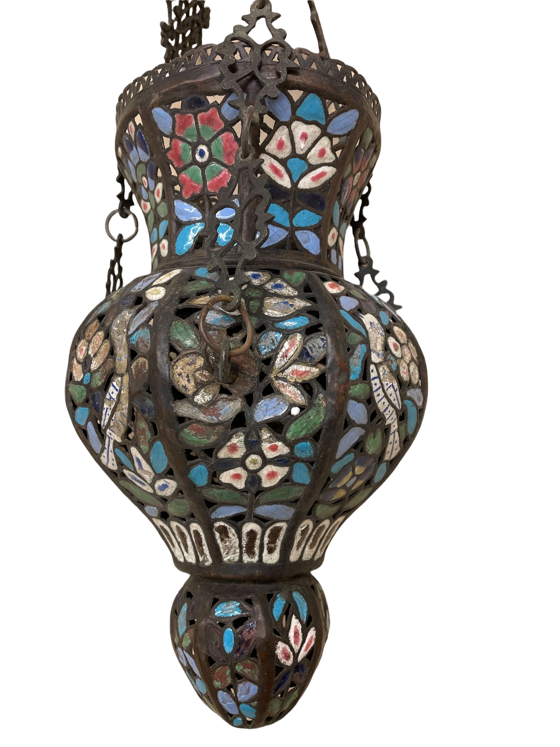 Enamel Damascene Lamp 