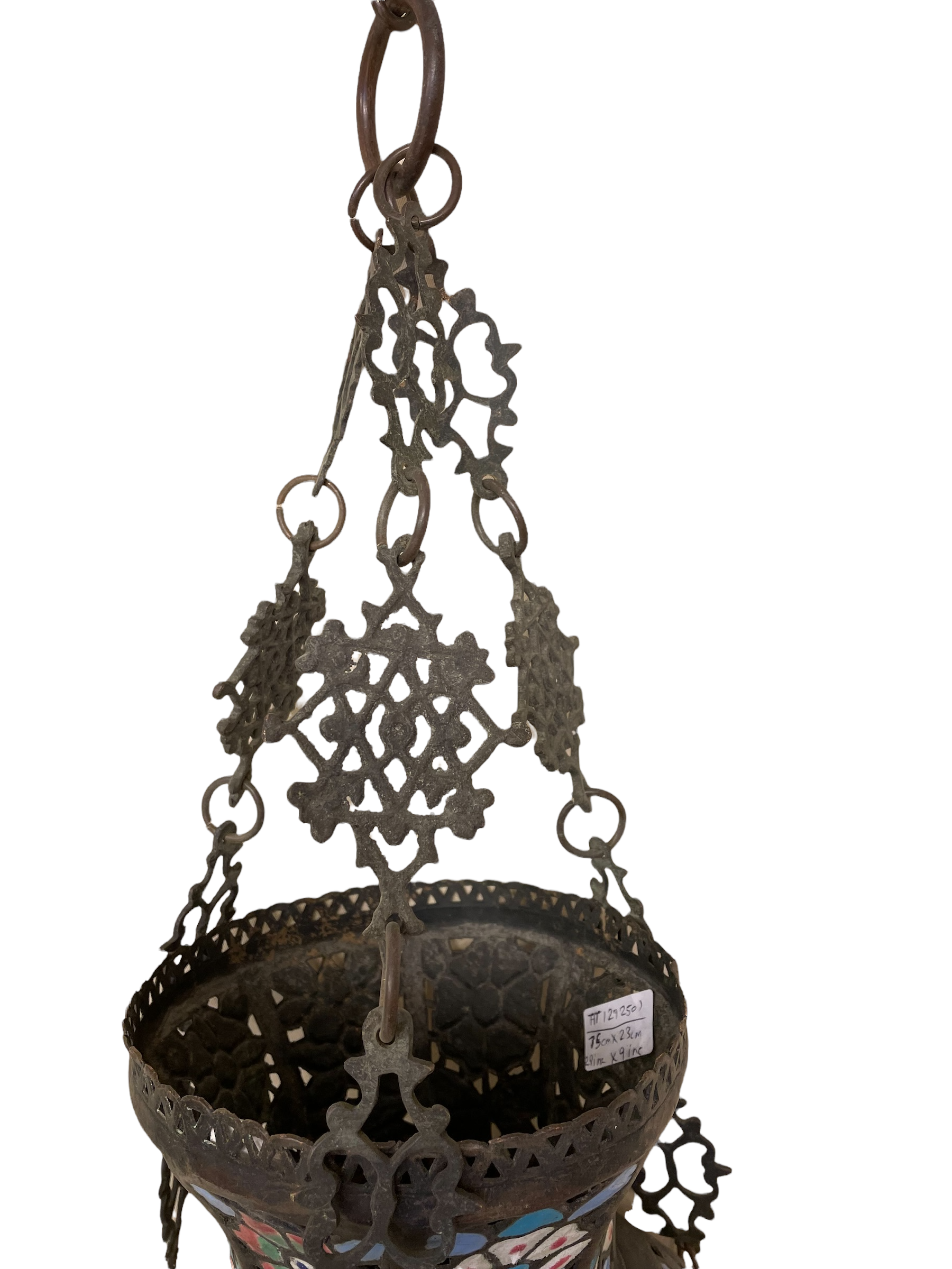 Enamel Damascene Lamp 