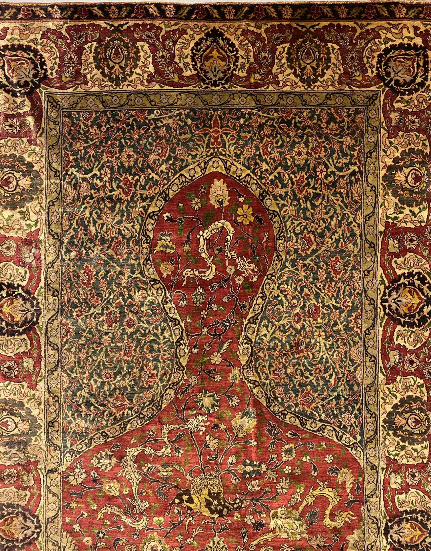 Toussounian Koum Kapi silk rug