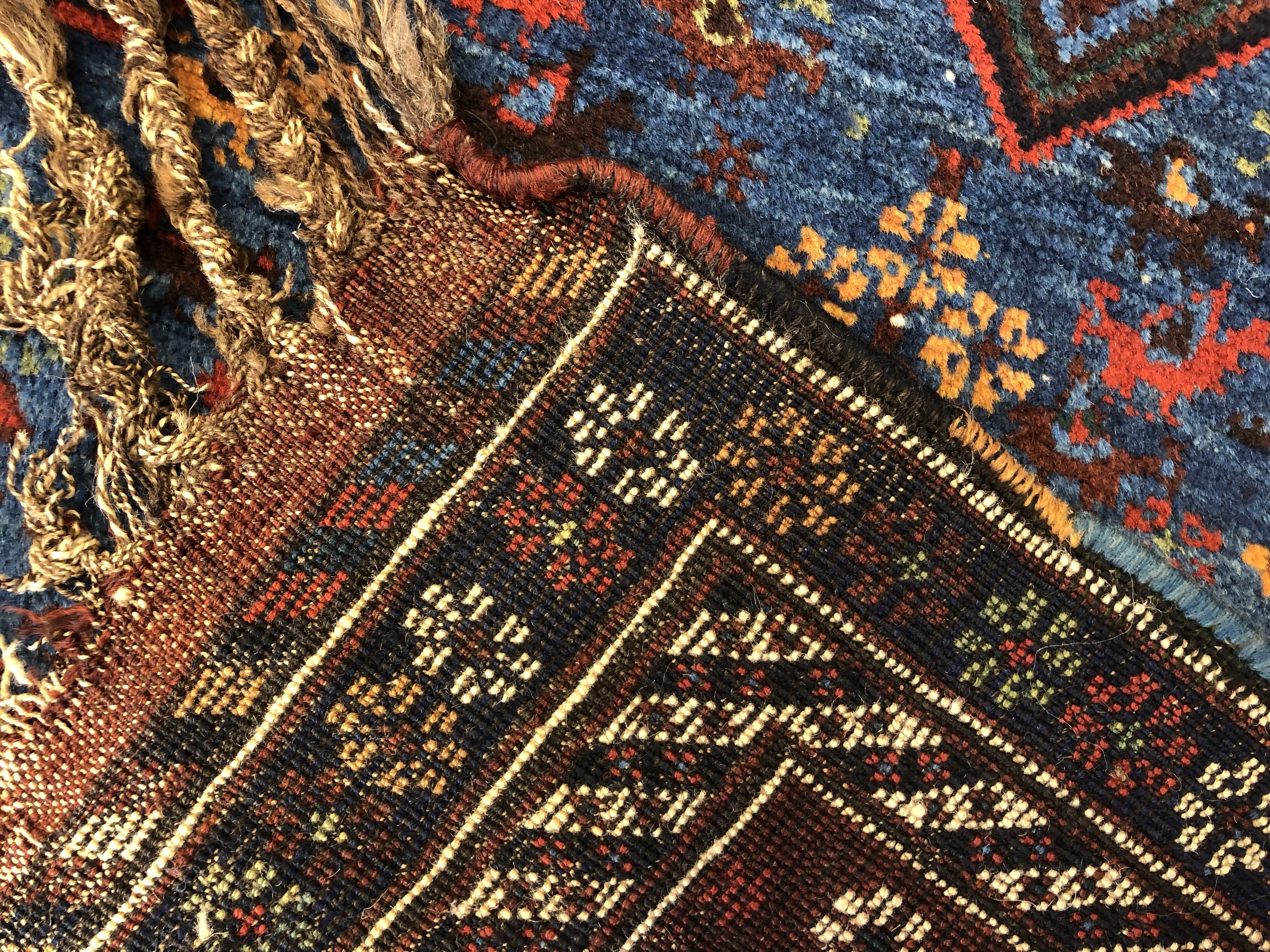 Antique Khamseh rug