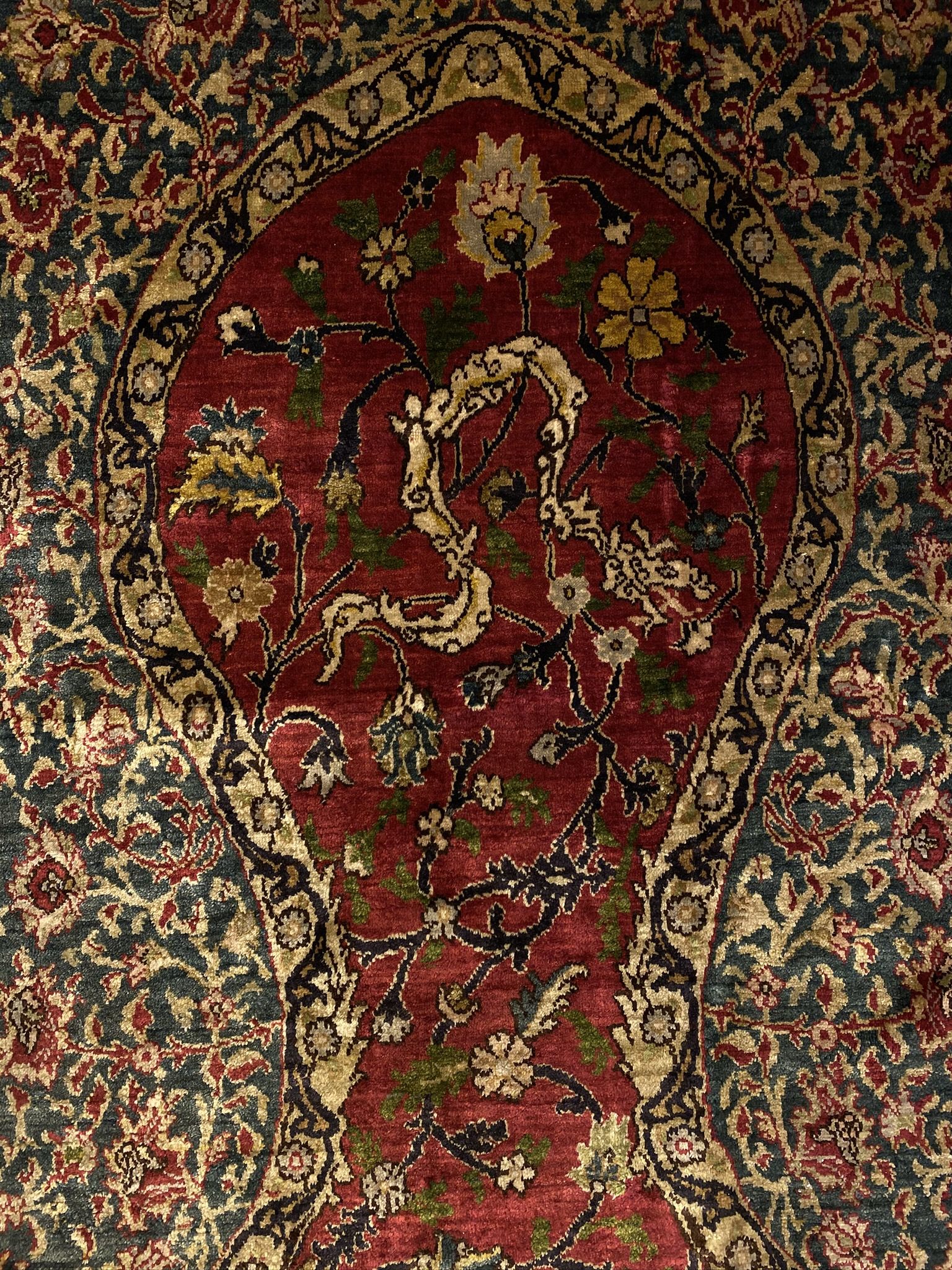 Toussounian Koum Kapi silk rug