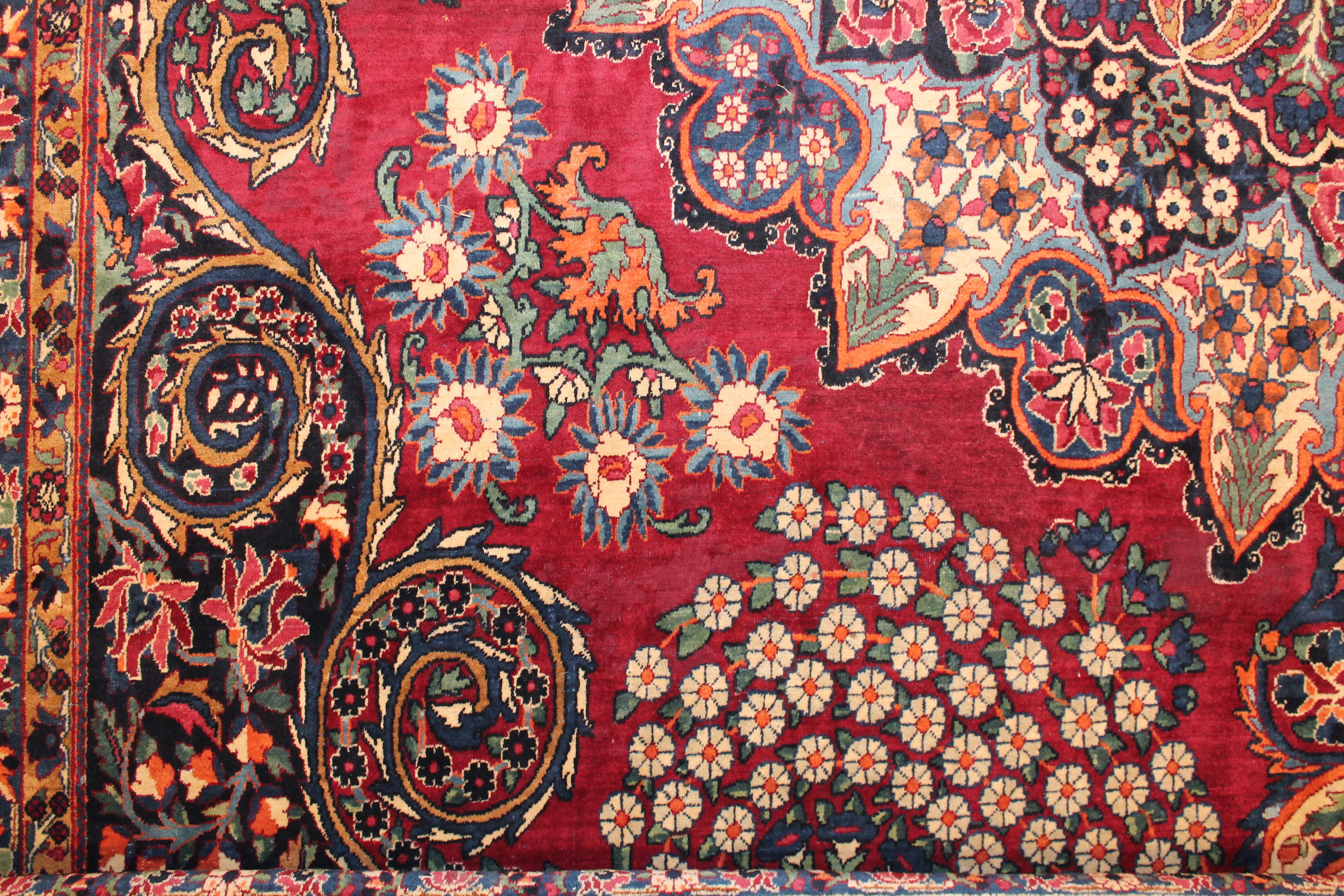 Antique Large Yazd Carpet