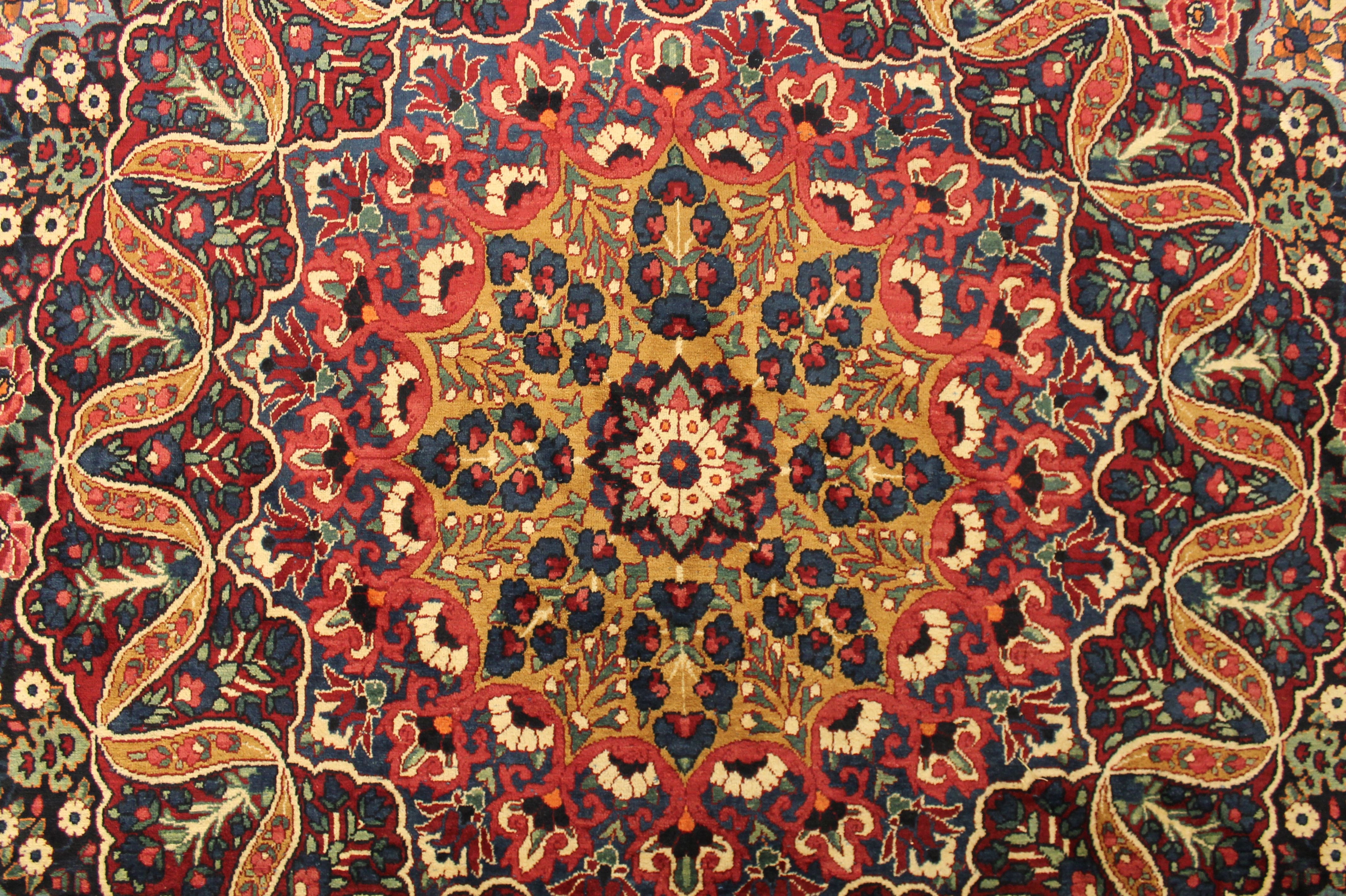 Antique Large Yazd Carpet