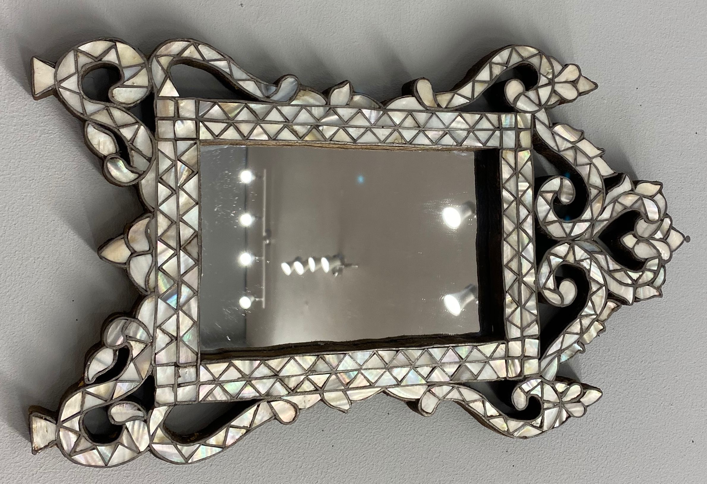 Syrian mother of pearl mirror