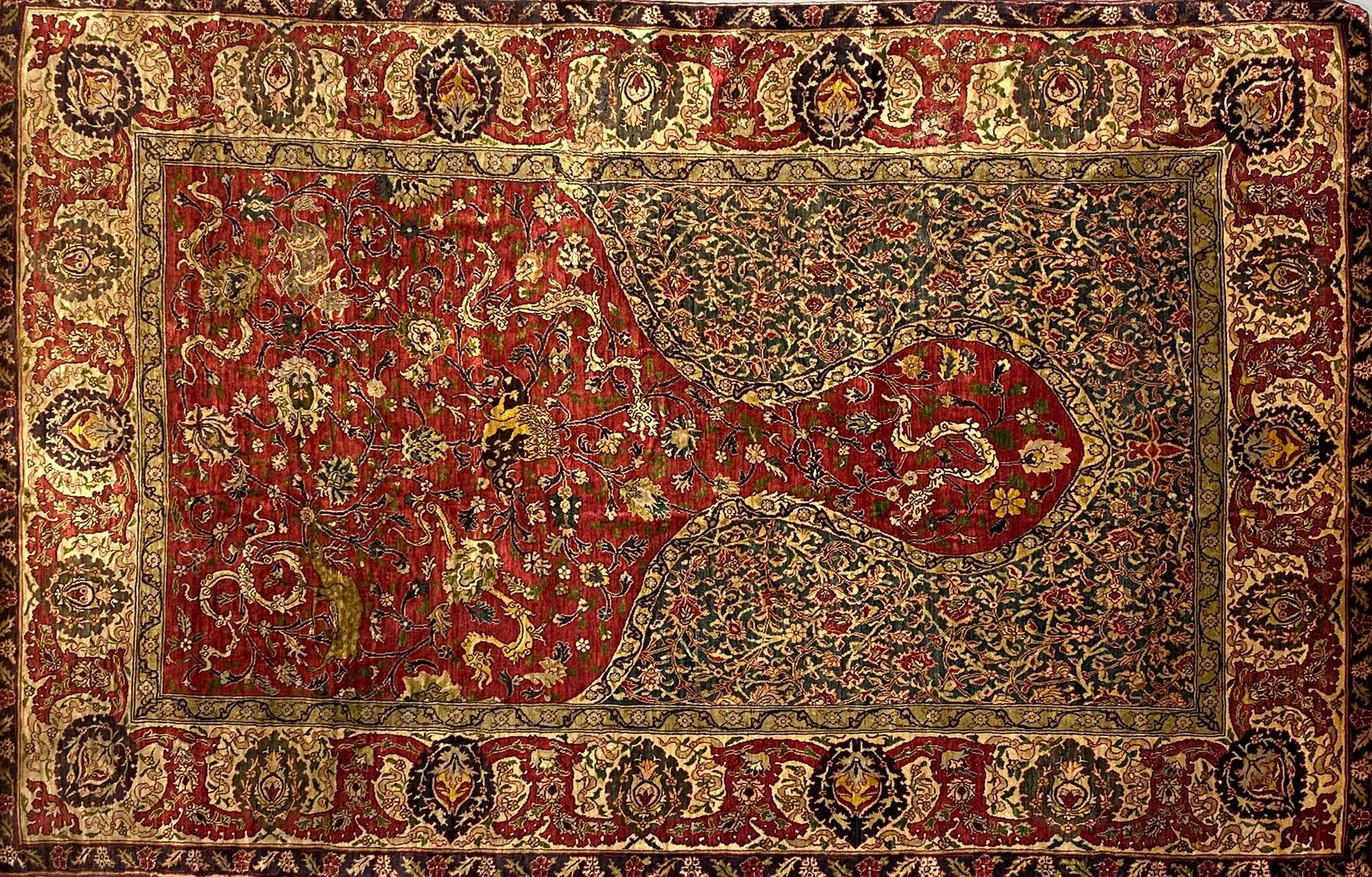 Toussounian Koum Kapi silk rug