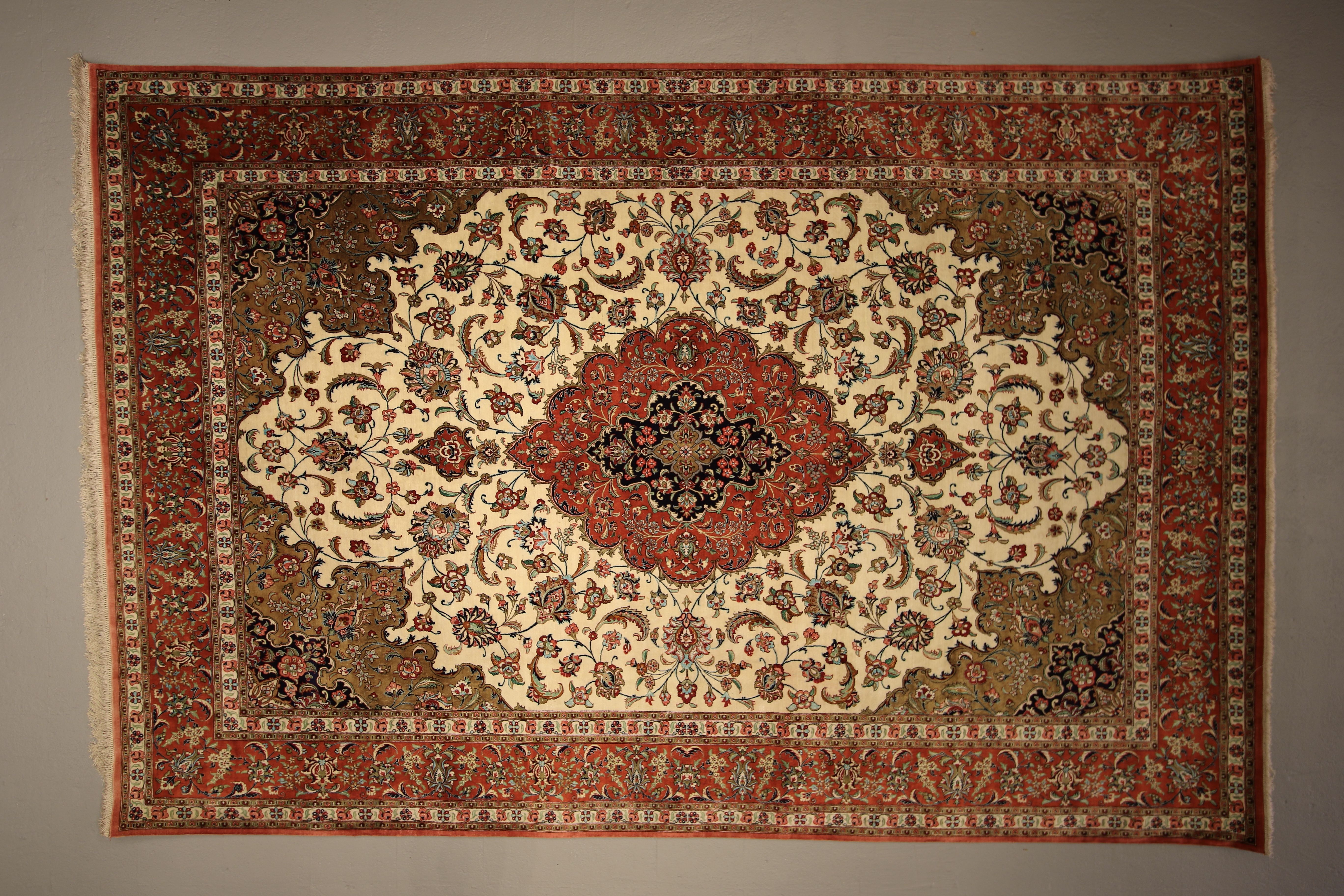 Silk Qum rug