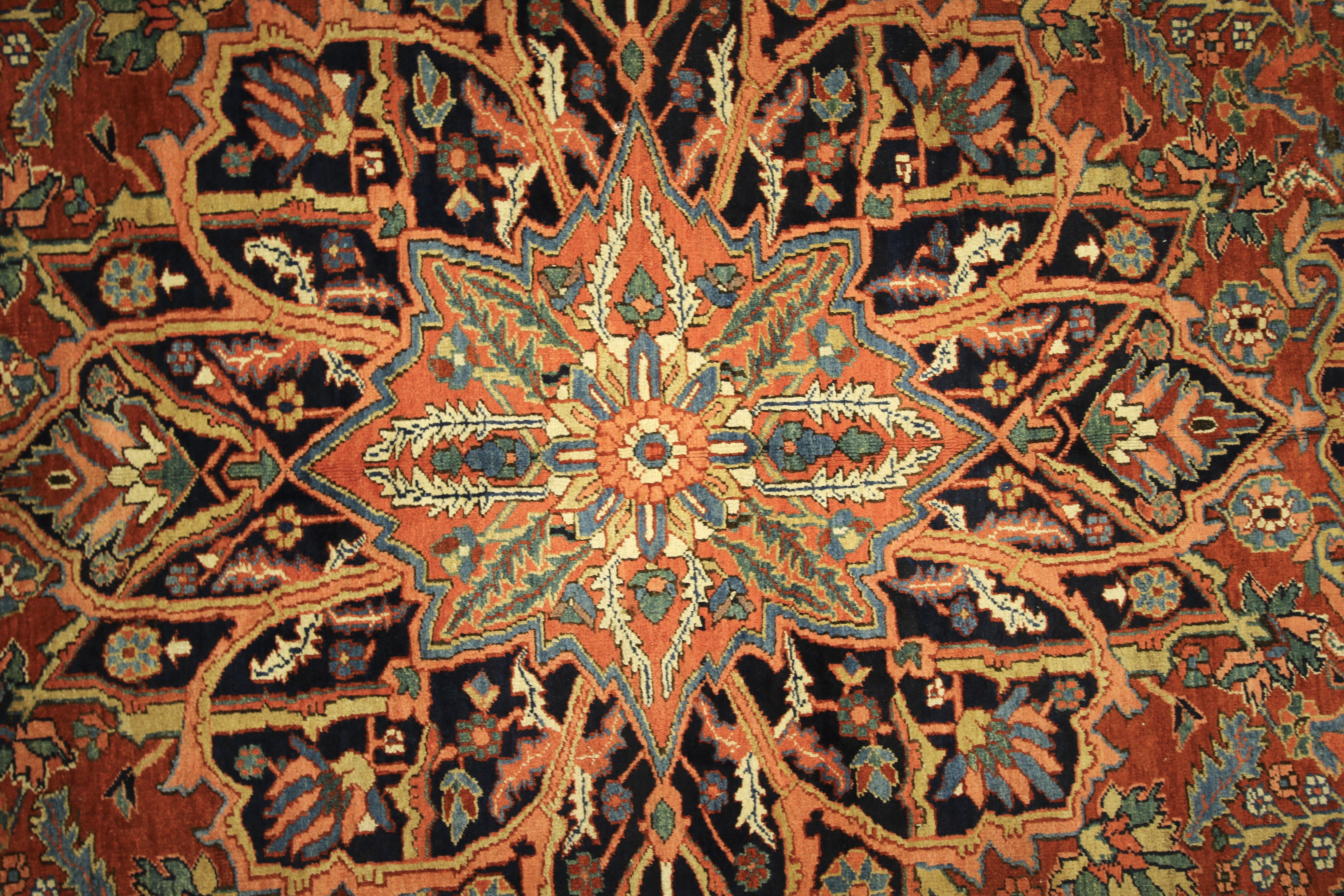 Antique Heriz carpet