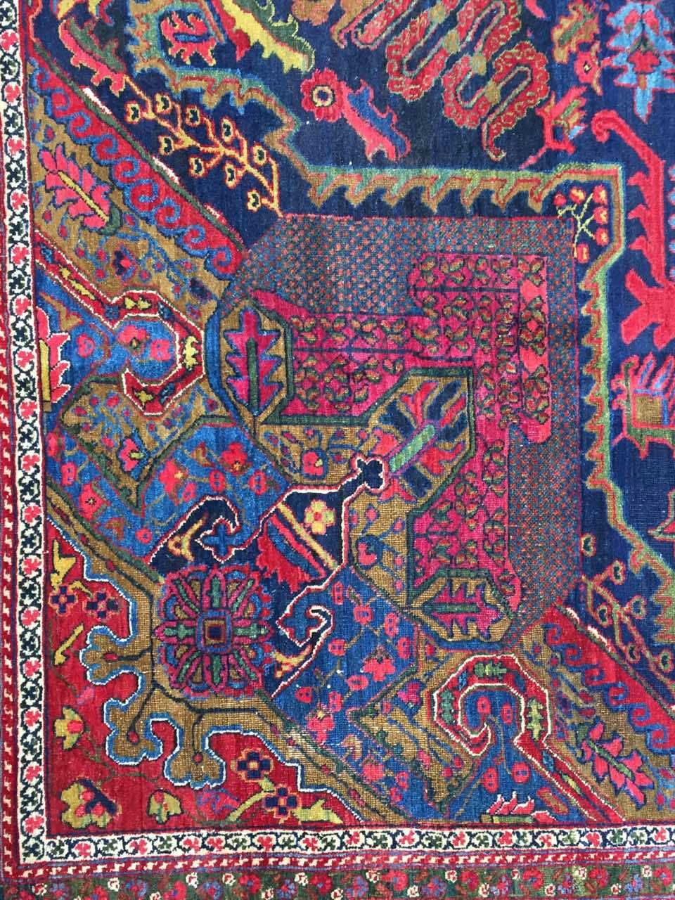 large antique Heriz carpet