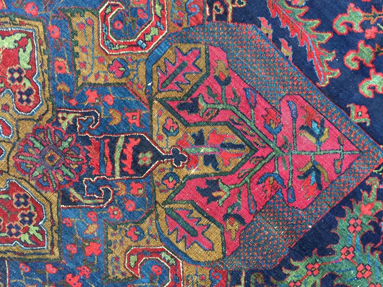 large antique Heriz carpet