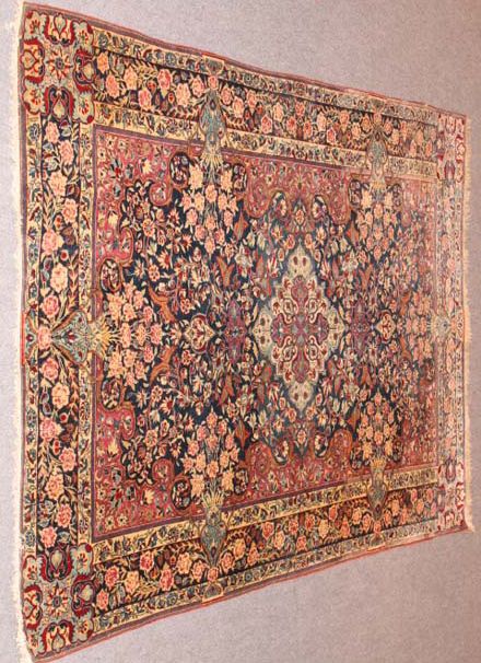 Antique Kashan rug