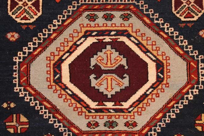 Antique Derband rug