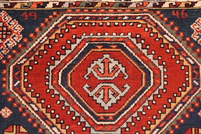 Antique Derband rug