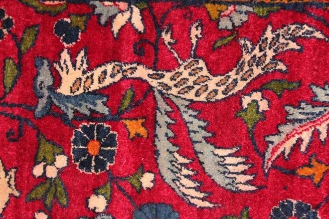Antique Tehrani carpet