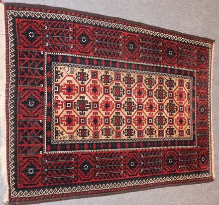 Antique Baluch rug