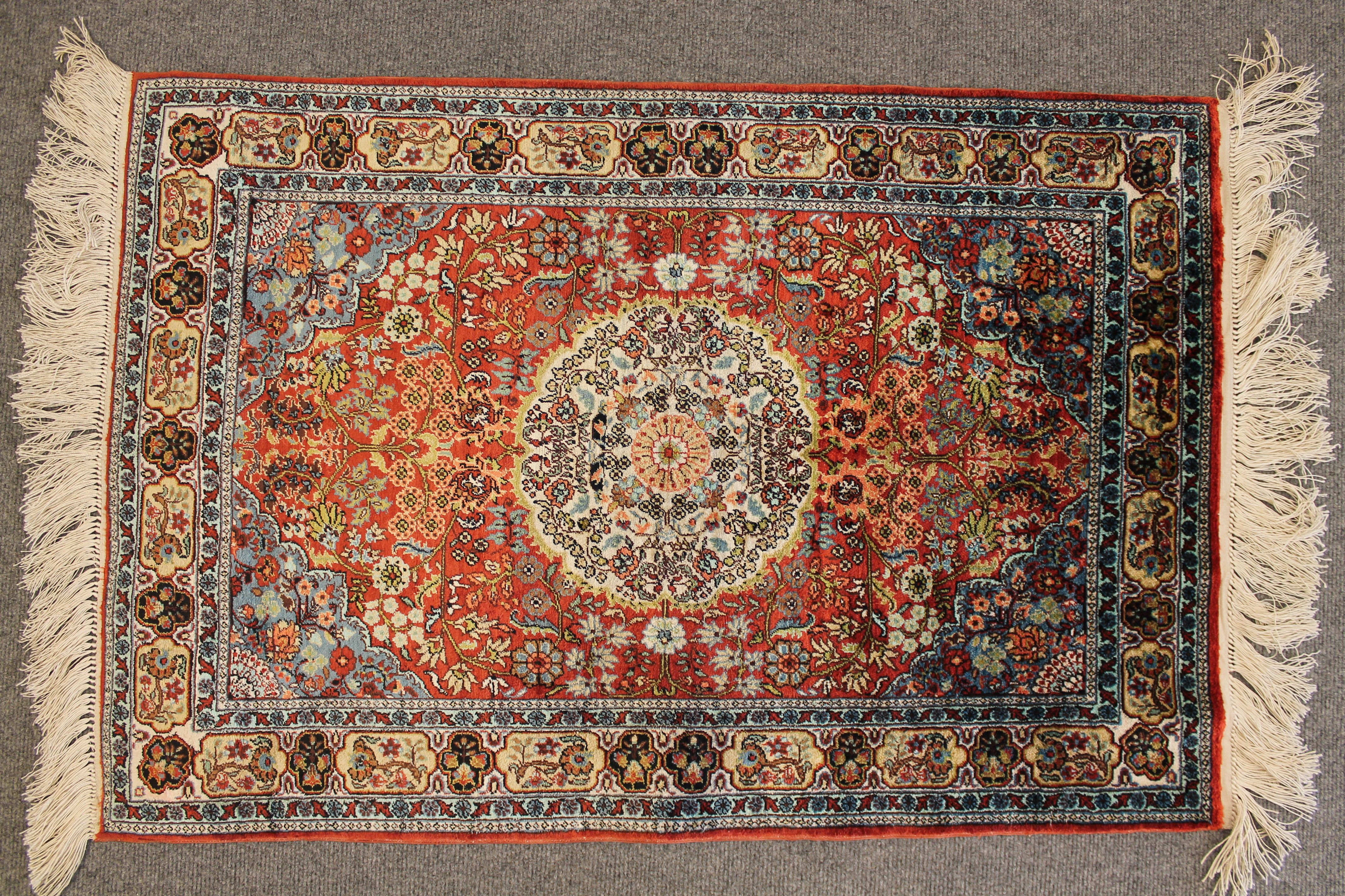 Silk Qom rug