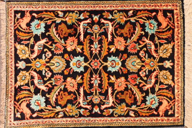 Silk Qom rug