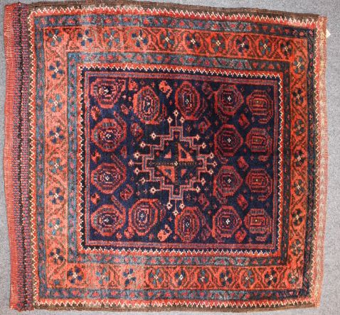 Antique Baluch bag face