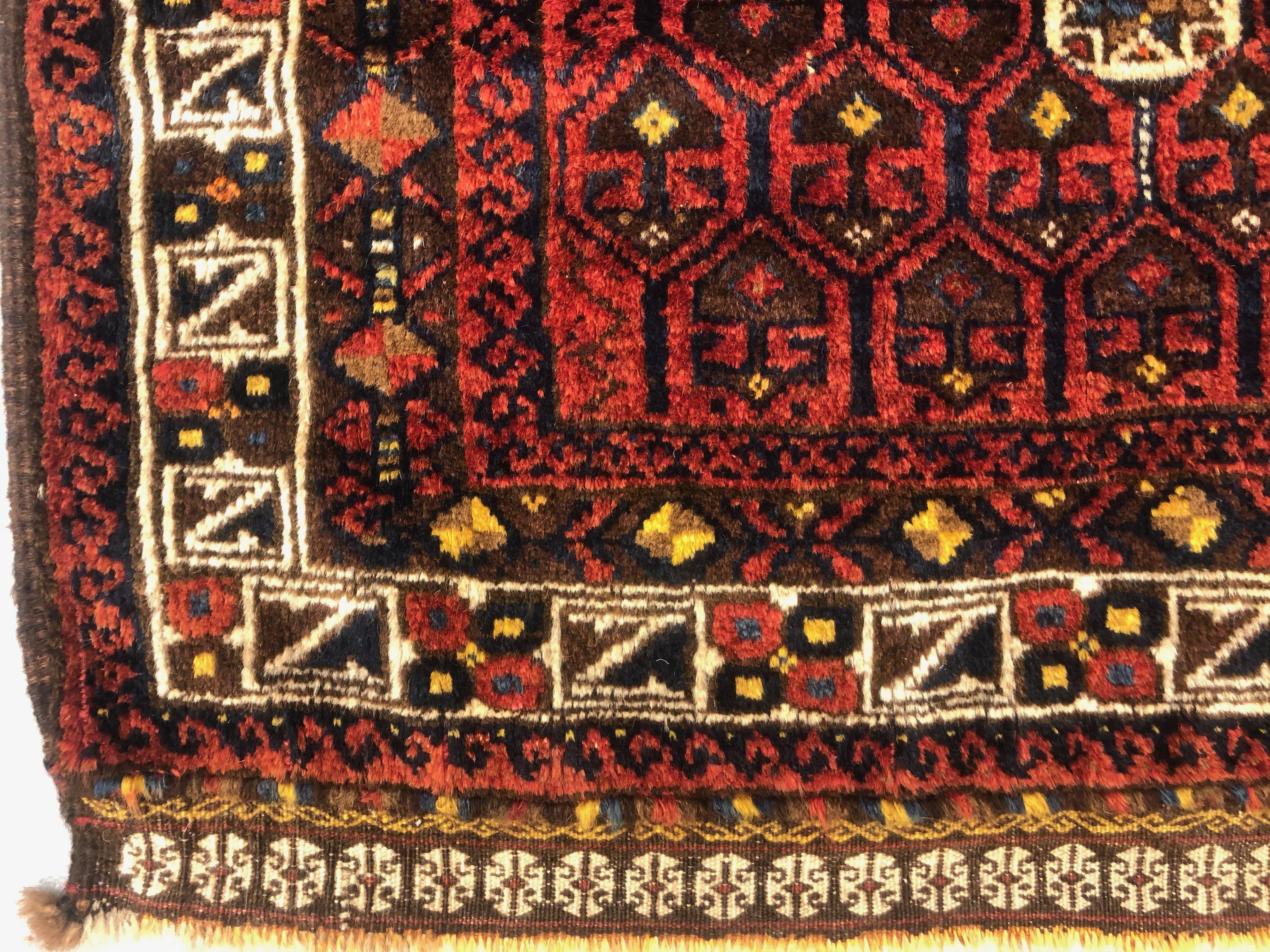 Kurdish Baluch bag face