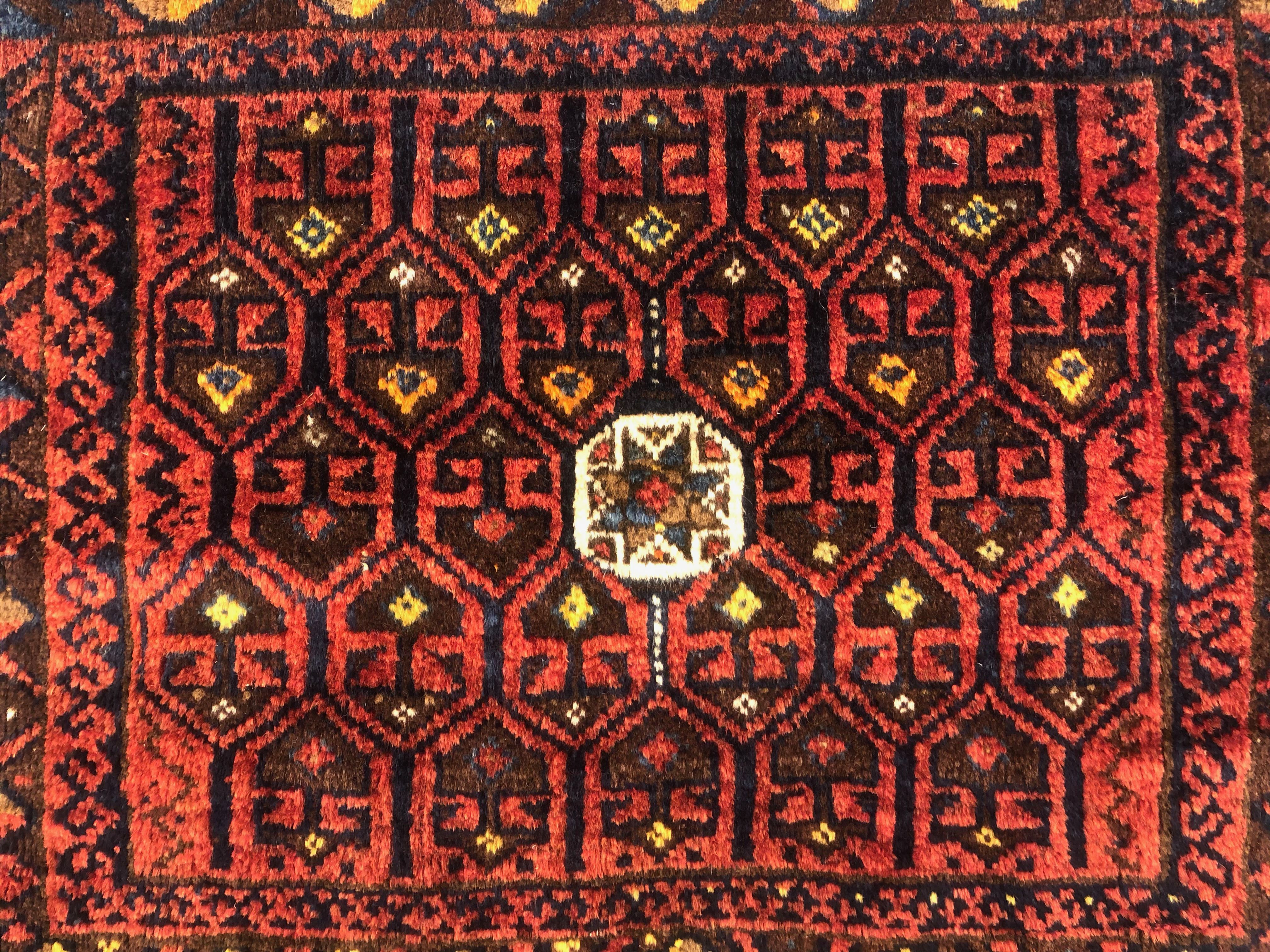 Kurdish Baluch bag face