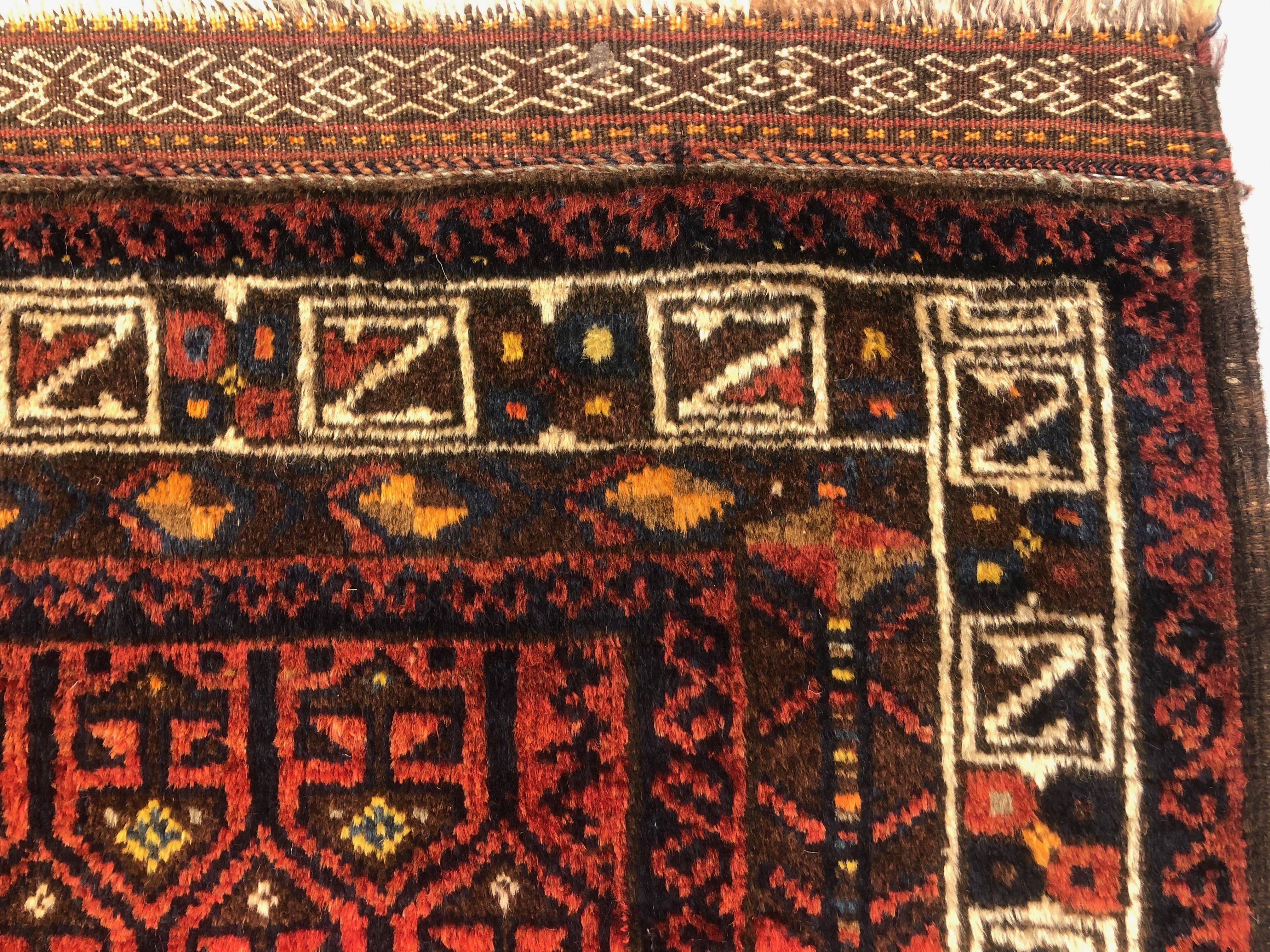 Kurdish Baluch bag face