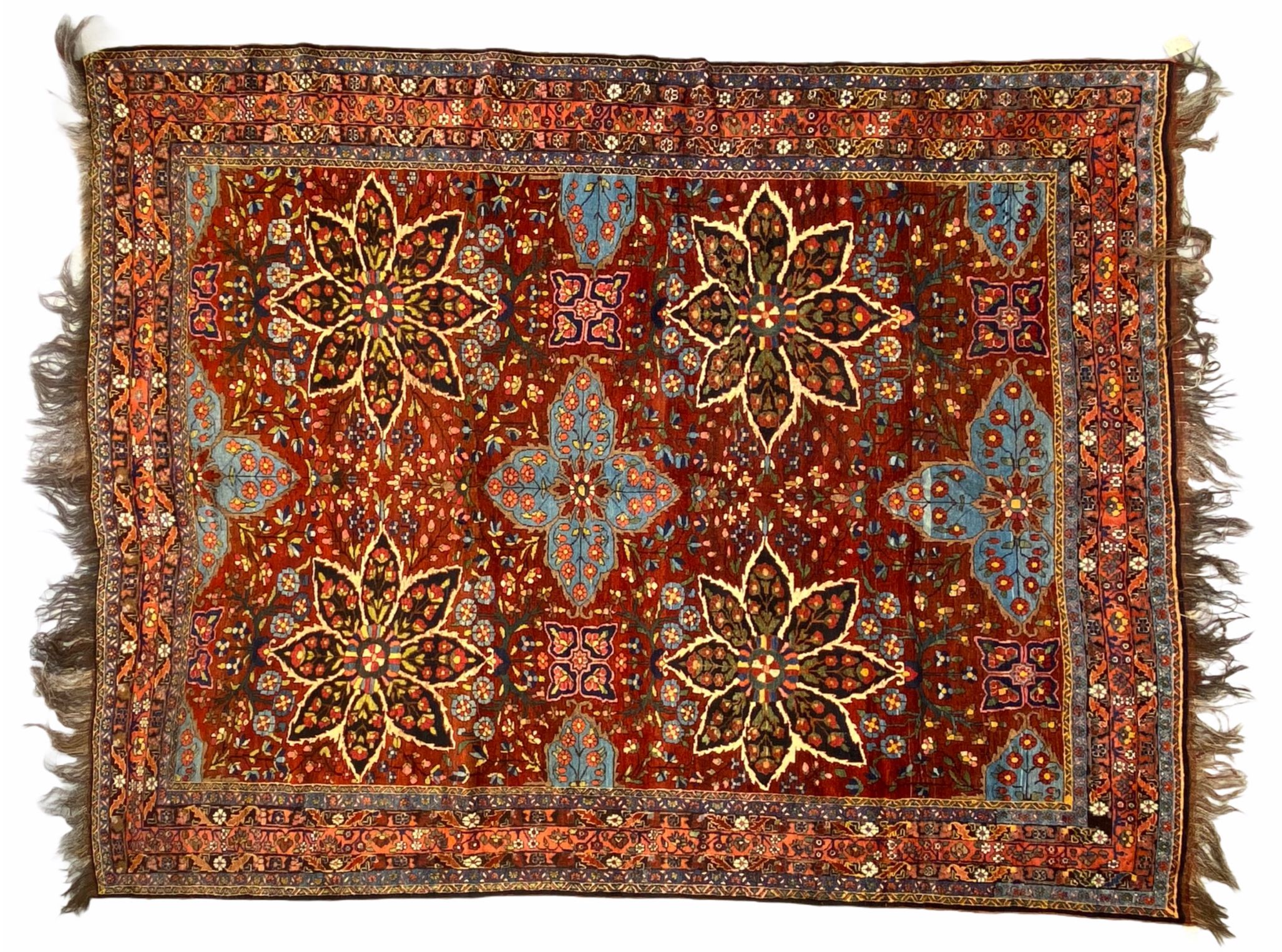 Antique Khamseh carpet