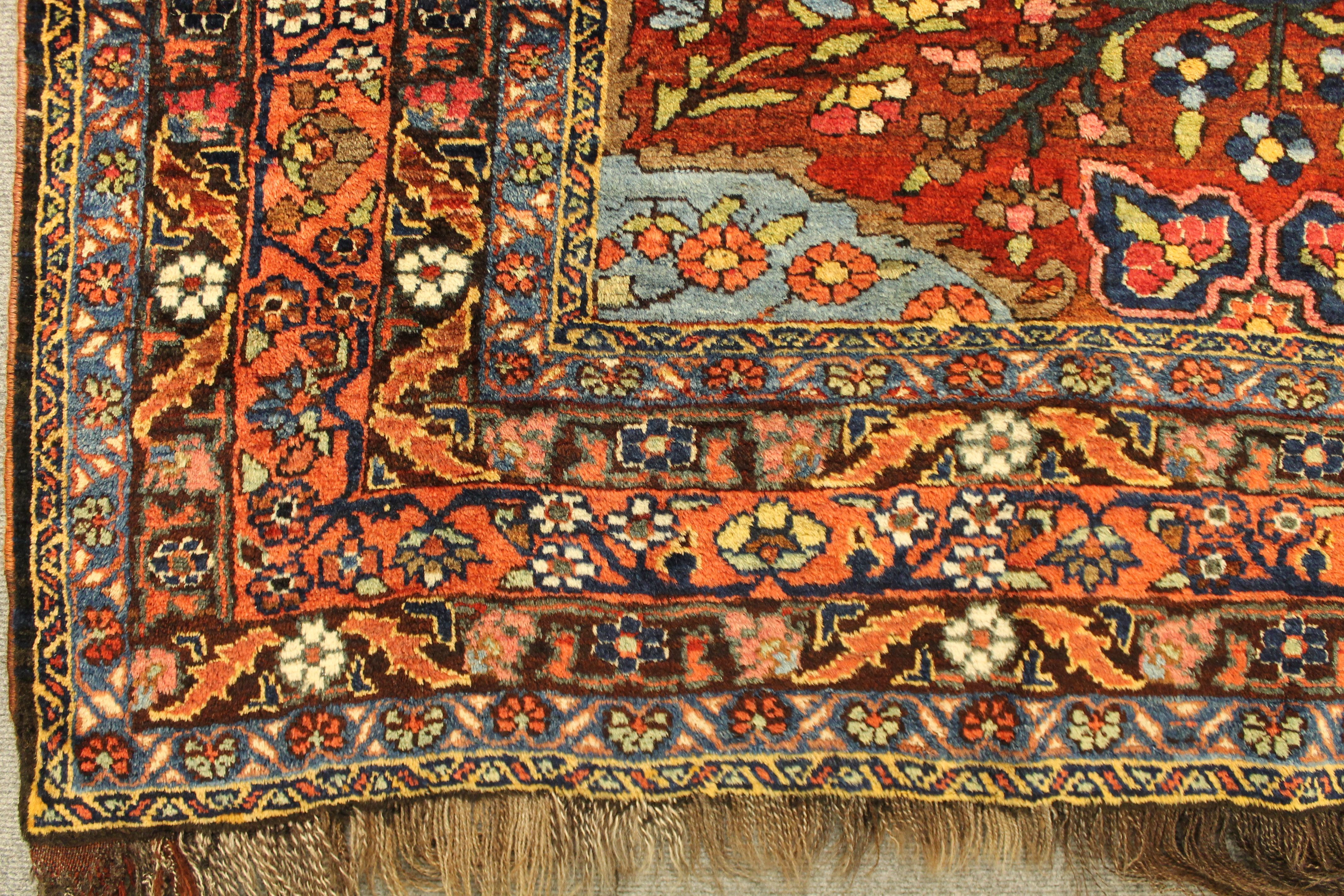 Antique Khamseh carpet