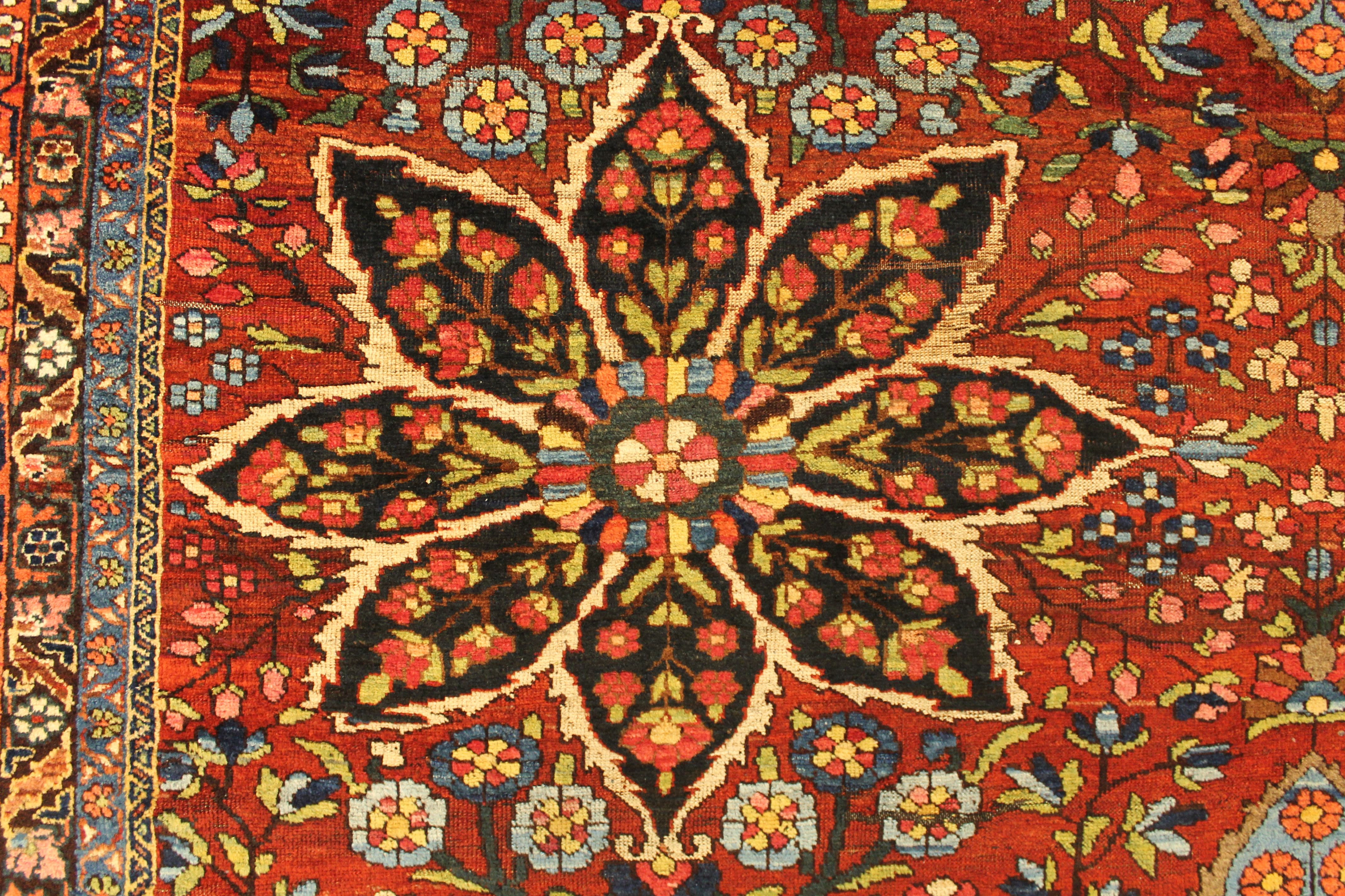 Antique Khamseh carpet