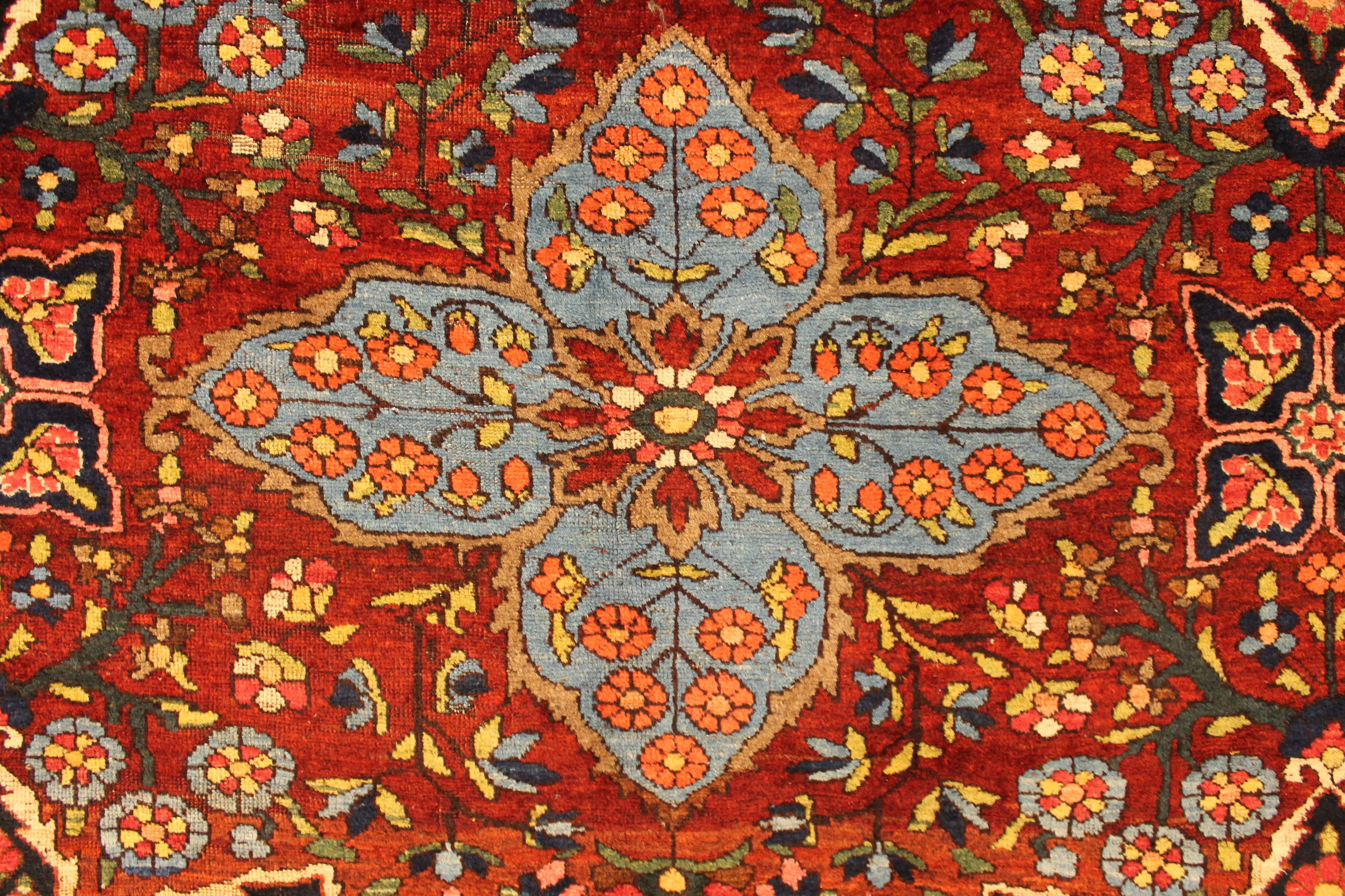 Antique Khamseh carpet