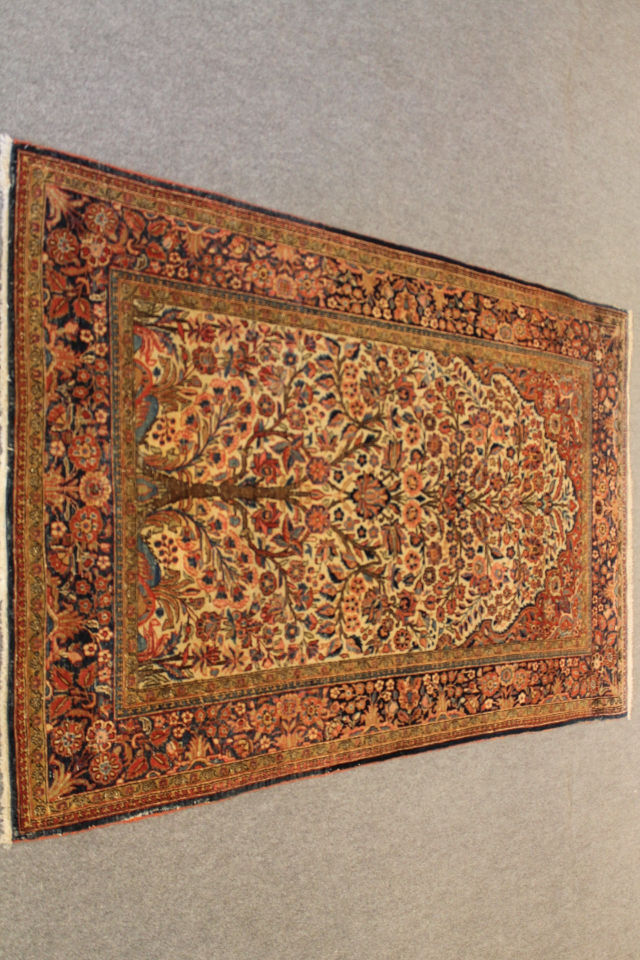 Antique Kashan rug