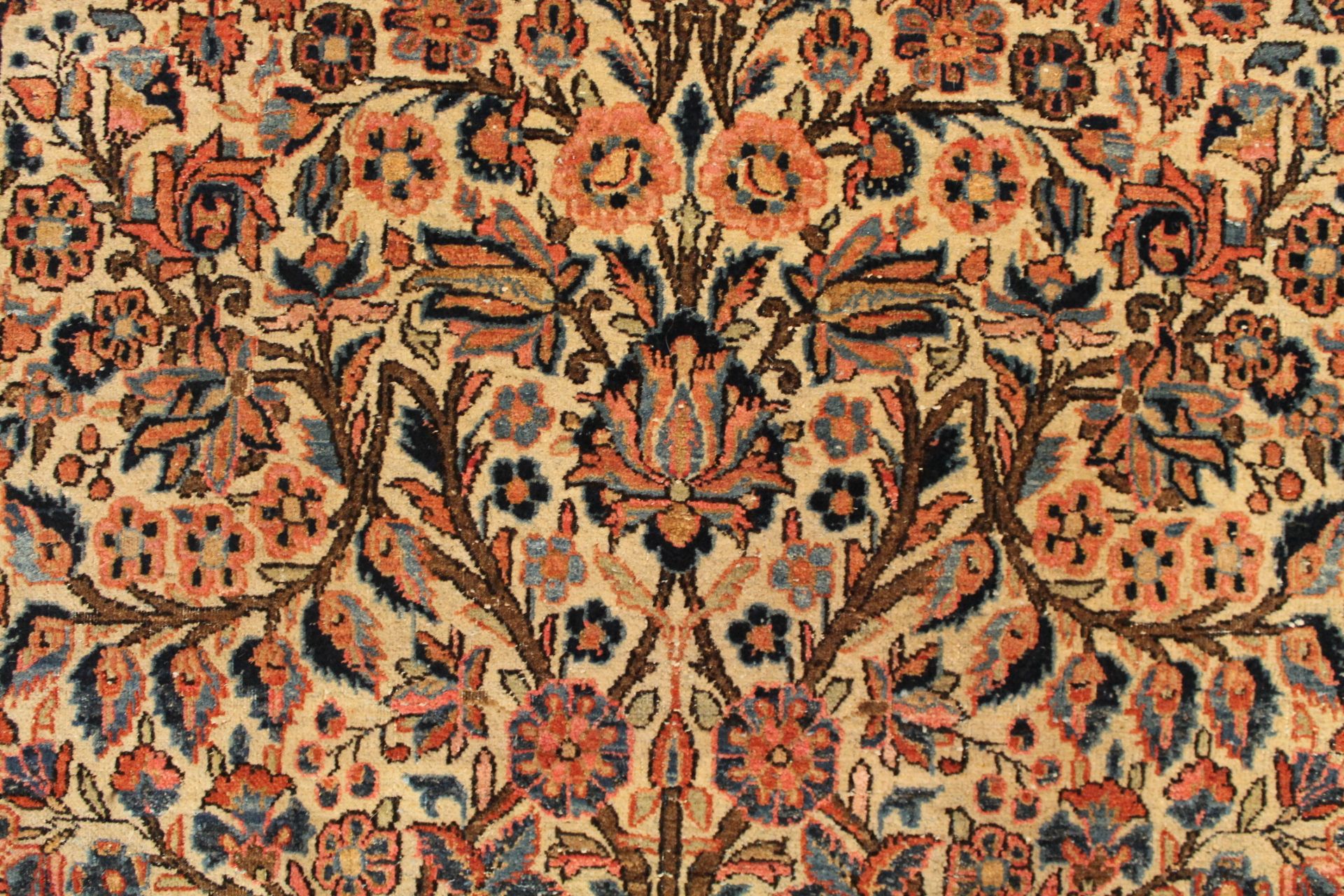 Antique Kashan rug