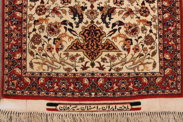 Antique Isphahan Serafian rug